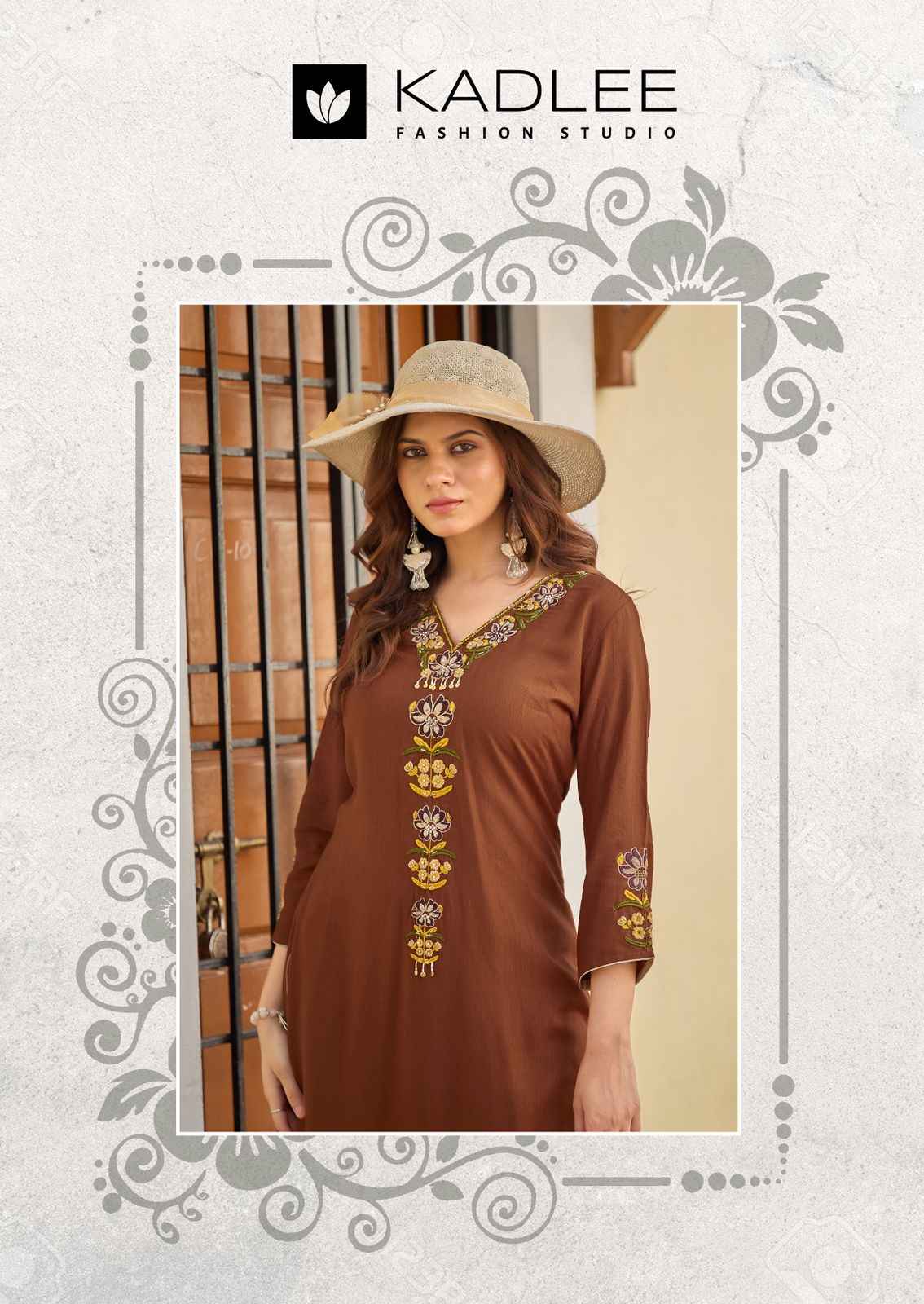 Kadlee Sangini Rayon Weaving Kurti Combo 6 pcs Catalogue