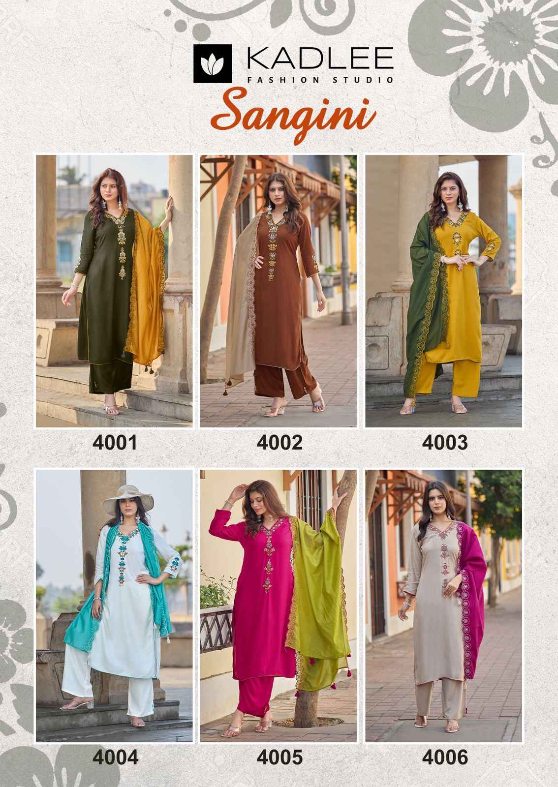 Kadlee Sangini Rayon Weaving Kurti Combo 6 pcs Catalogue