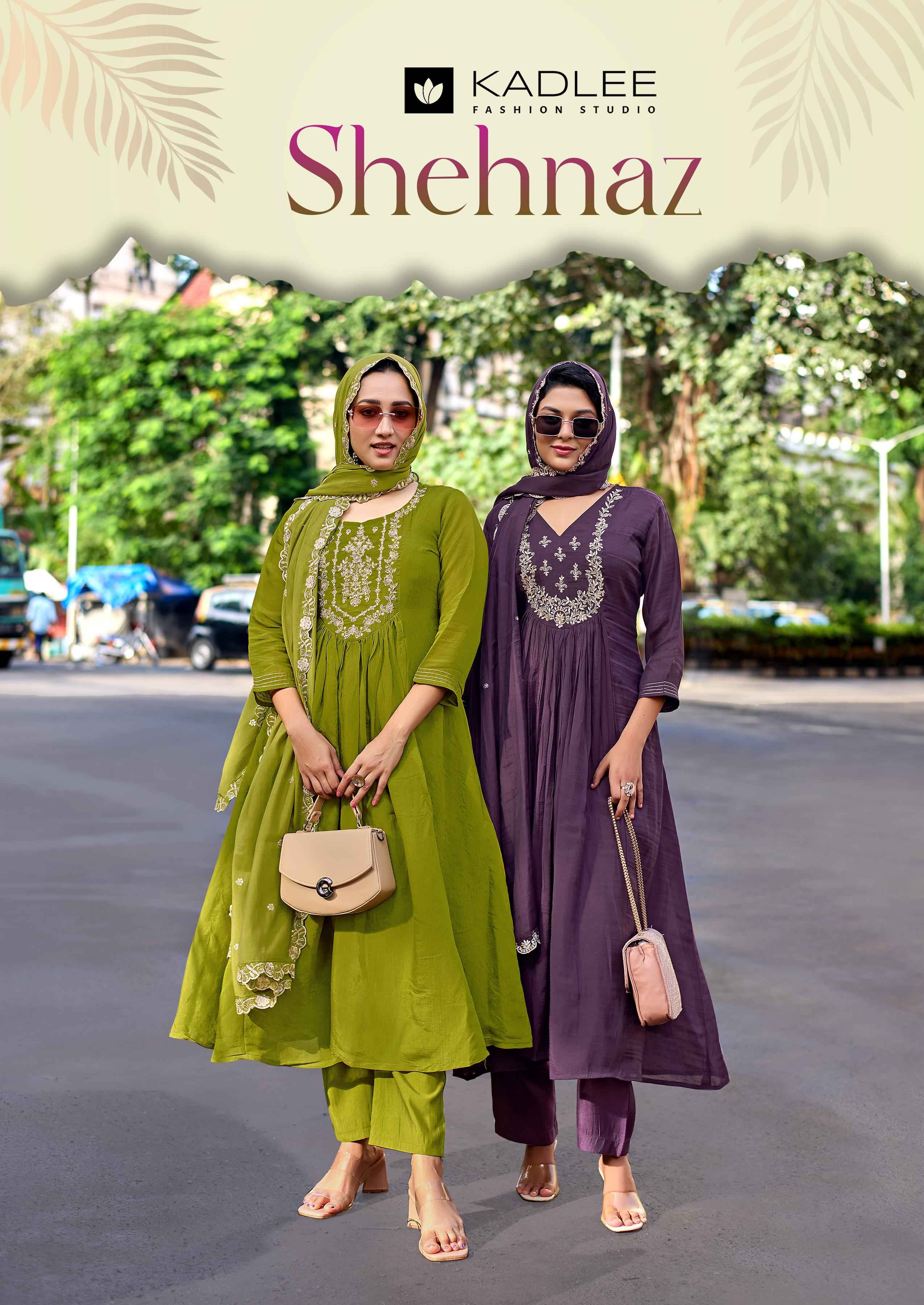 Kadlee Shehnaz Mull Chanderi Kurti Combo 4 pcs Catalogue