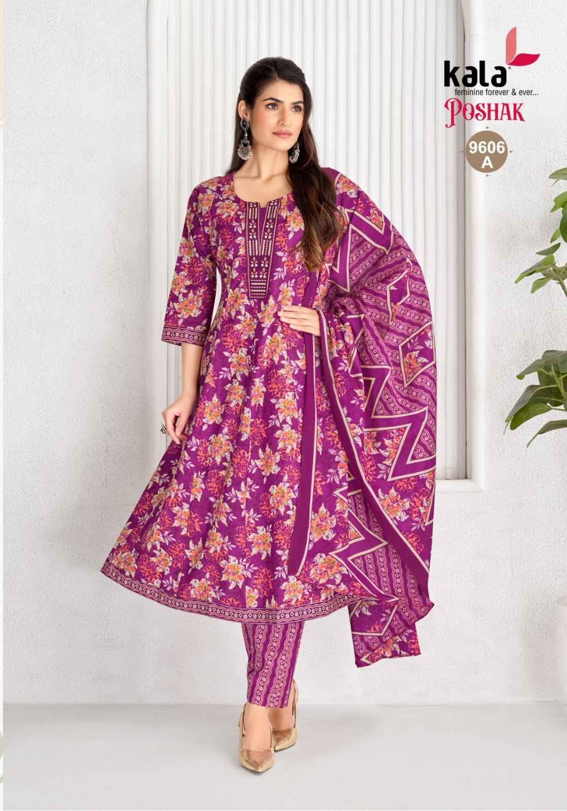 Kala Poshak Vol 5 Readymade Cotton Dress 8 pcs Catalogue