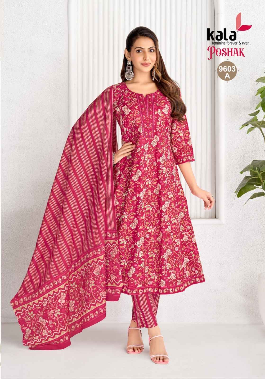 Kala Poshak Vol 5 Readymade Cotton Dress 8 pcs Catalogue