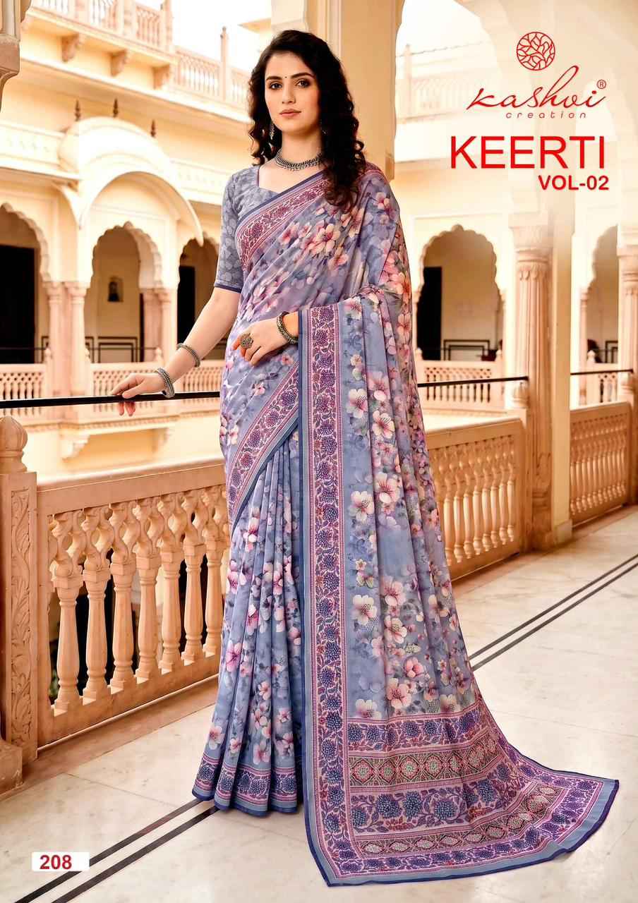 Kashvi Keerti Vol 2 Raga Digital Saree 8 pcs Catalogue