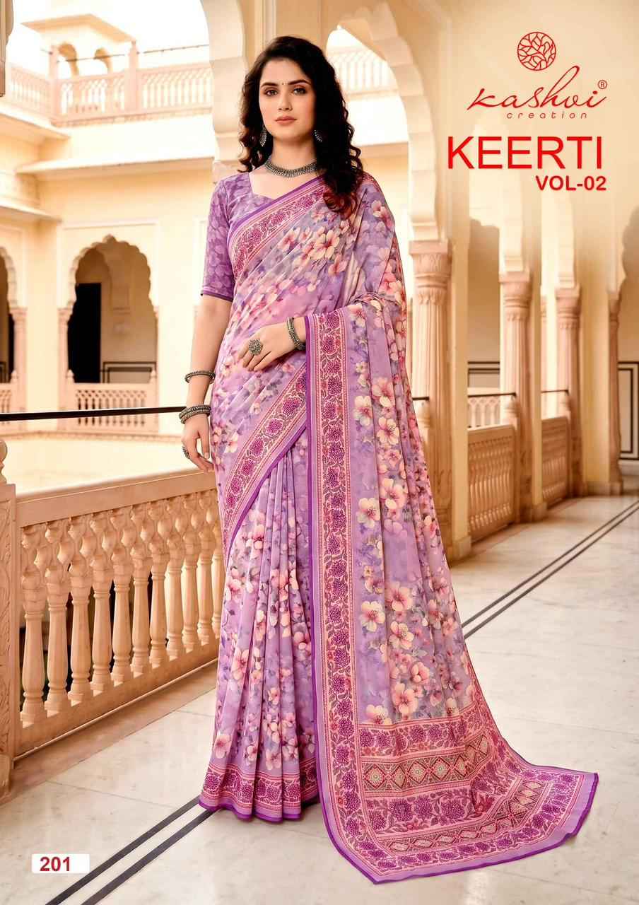 Kashvi Keerti Vol 2 Raga Digital Saree 8 pcs Catalogue