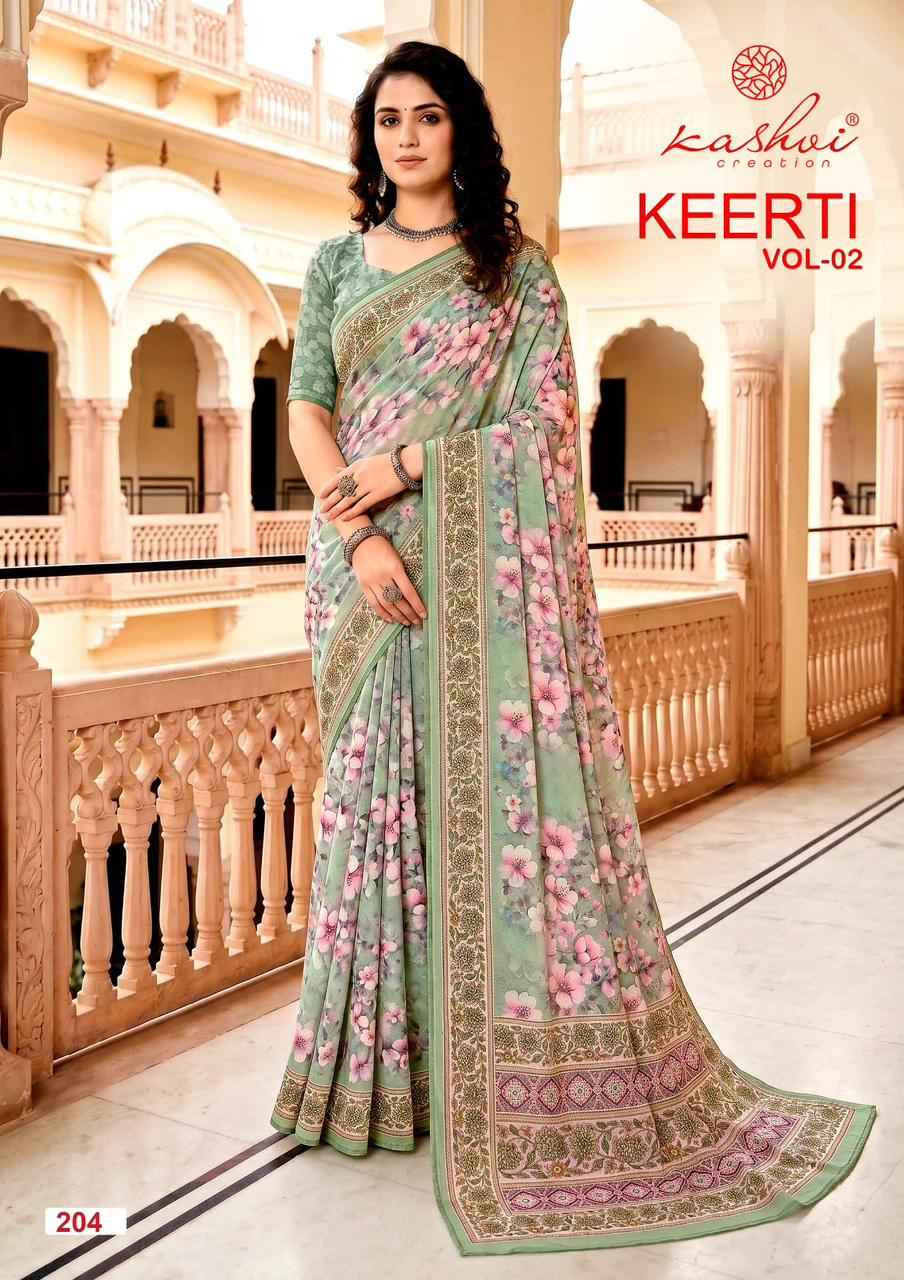Kashvi Keerti Vol 2 Raga Digital Saree 8 pcs Catalogue