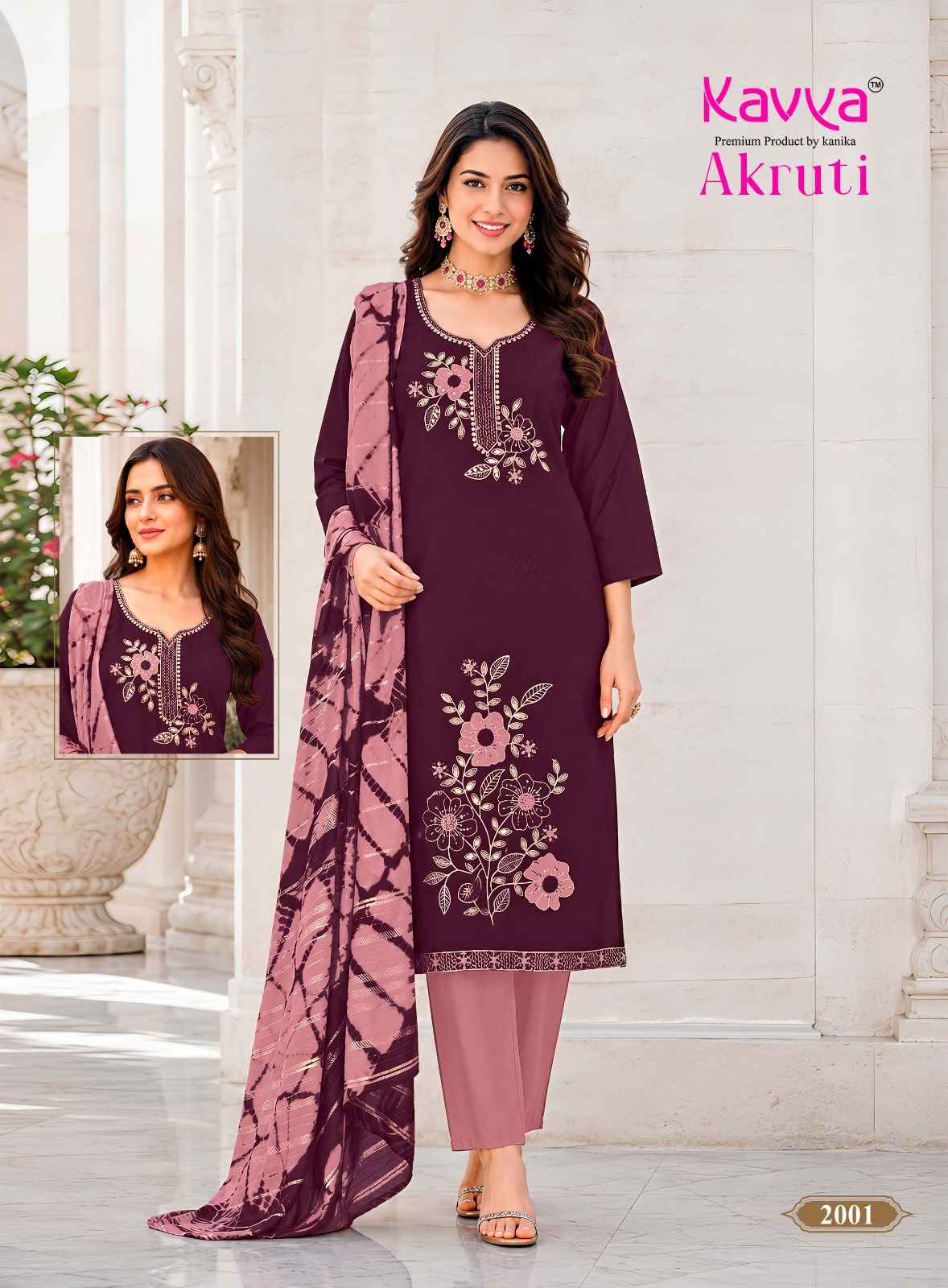 Kavya Akruti Vol 2 Roman Silk Kurti Combo 10 pcs Catalogue