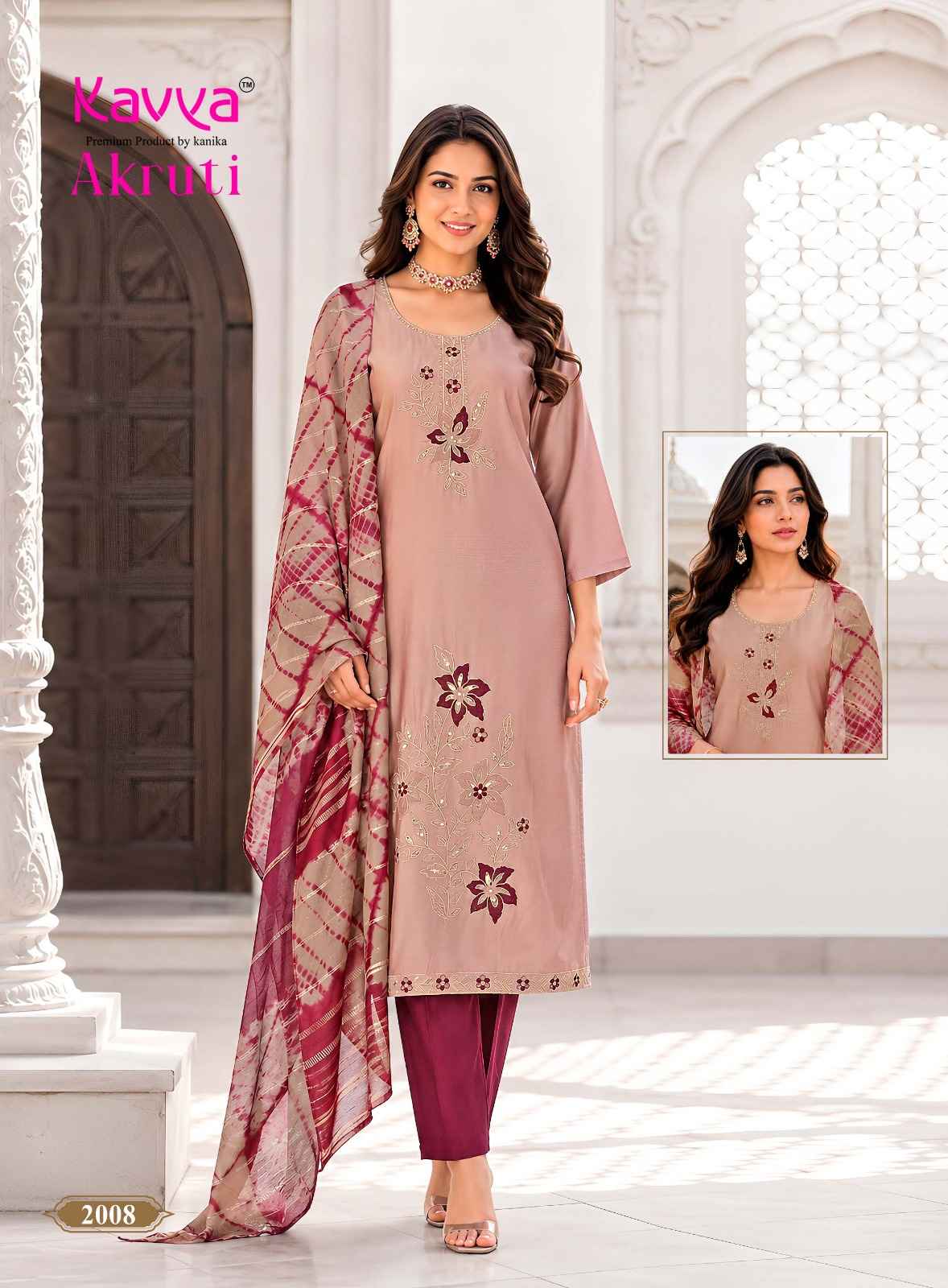 Kavya Akruti Vol 2 Roman Silk Kurti Combo 10 pcs Catalogue