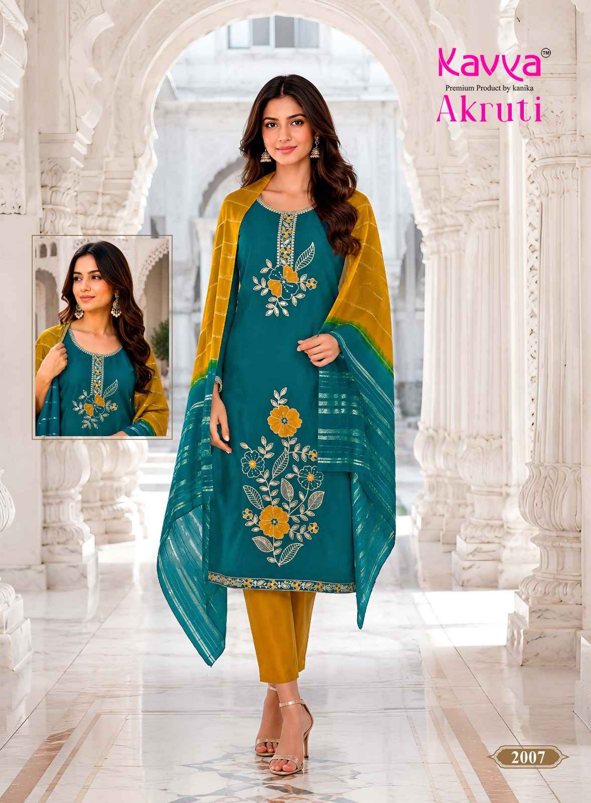 Kavya Akruti Vol 2 Roman Silk Kurti Combo 10 pcs Catalogue