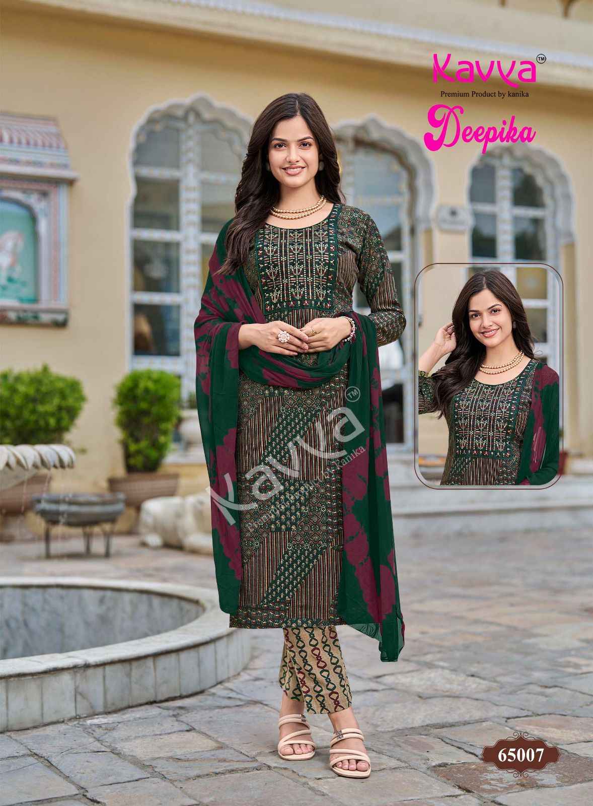 Kavya Deepika Vol 65 Capsule Kurti Combo 10 pcs Catalogue