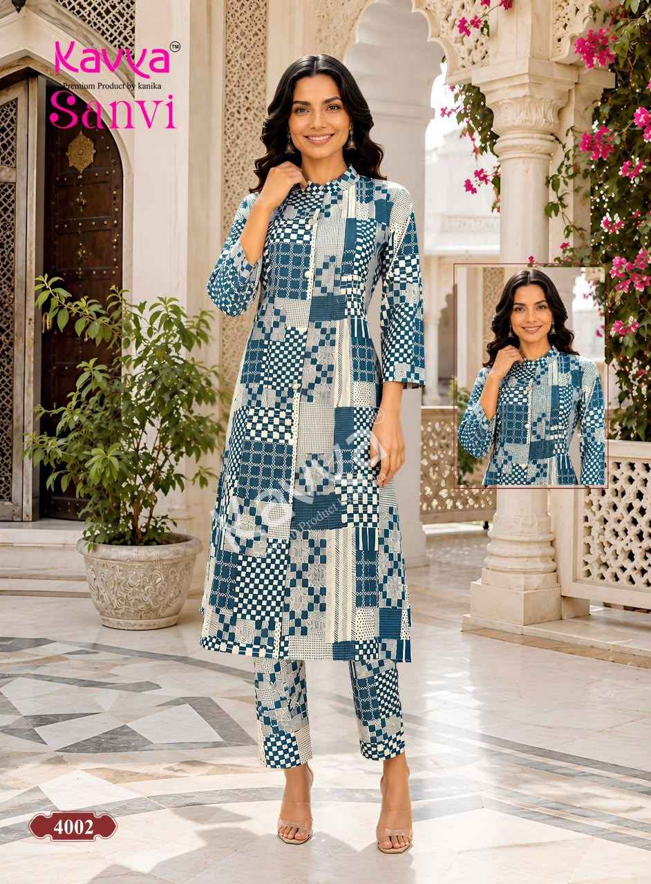 Kavya Sanvi Vol 4 Cotton Co Ord Set 10 pcs Catalogue