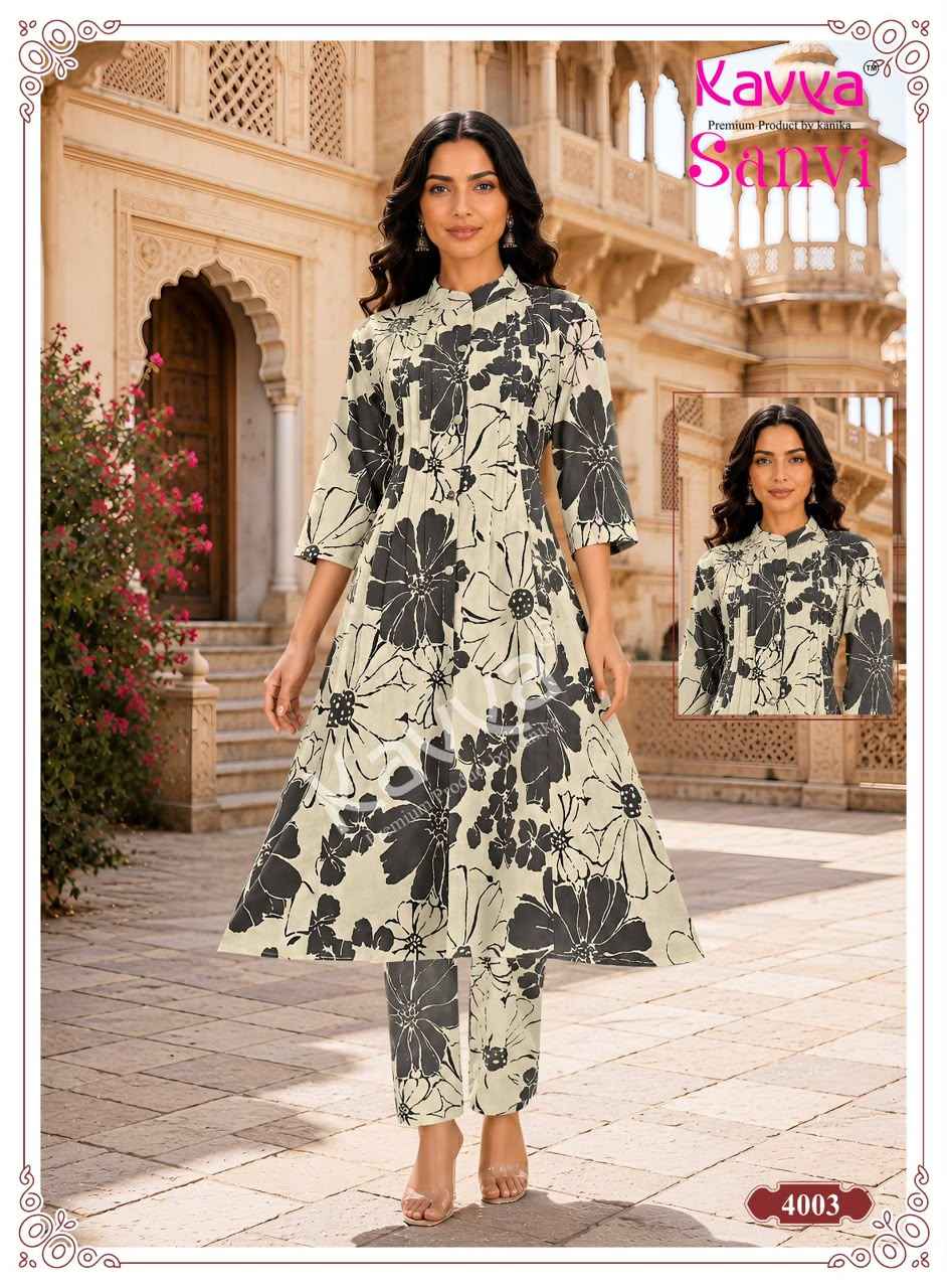 Kavya Sanvi Vol 4 Cotton Co Ord Set 10 pcs Catalogue