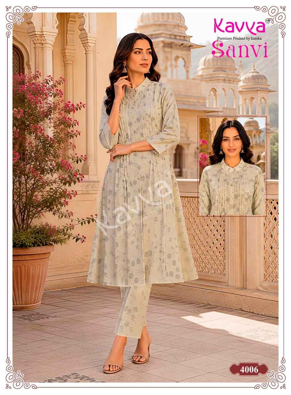 Kavya Sanvi Vol 4 Cotton Co Ord Set 10 pcs Catalogue