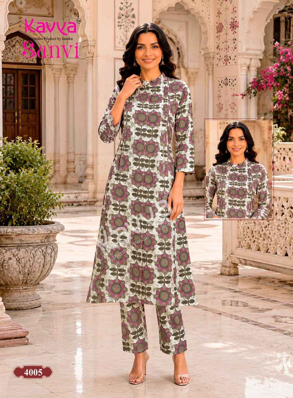 Kavya Sanvi Vol 4 Cotton Co Ord Set 10 pcs Catalogue