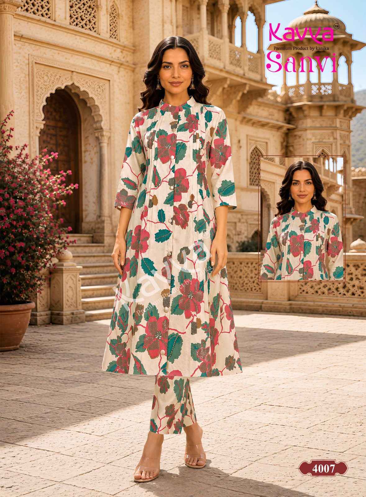 Kavya Sanvi Vol 4 Cotton Co Ord Set 10 pcs Catalogue