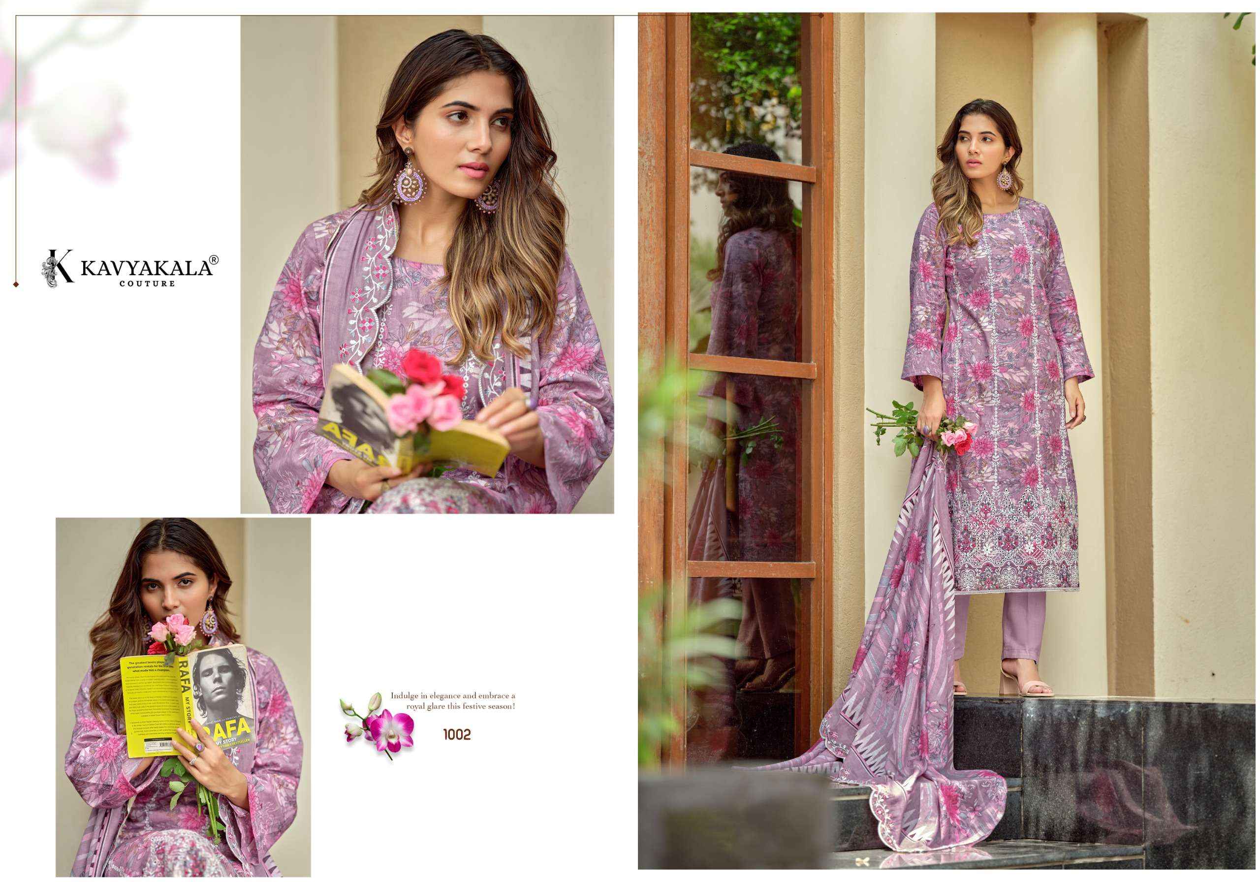 Kavyakala Nirmohi Vol 4 Lawn Cotton Dress Material 8 pcs Catalogue
