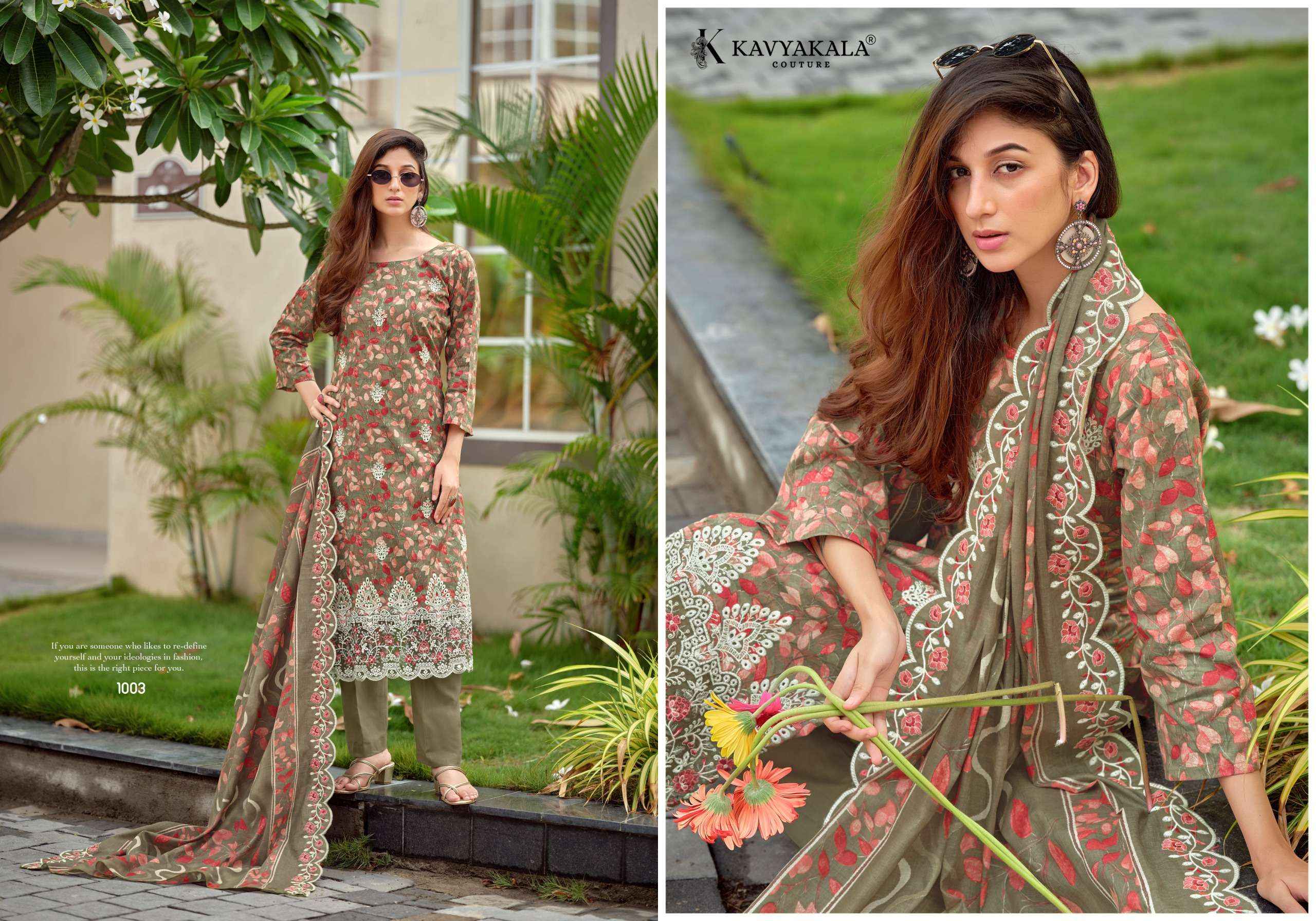 Kavyakala Nirmohi Vol 4 Lawn Cotton Dress Material 8 pcs Catalogue