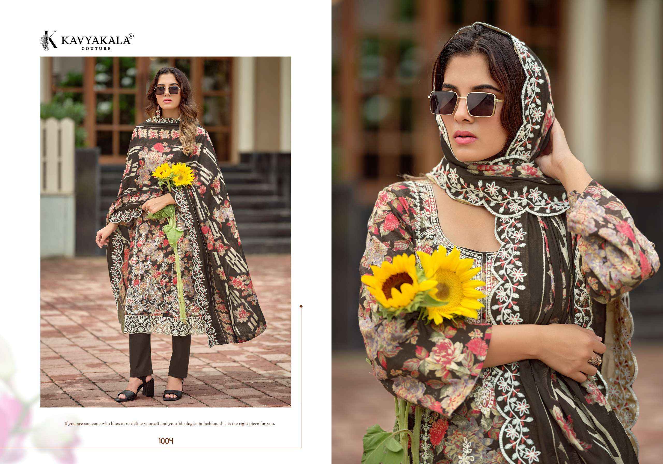 Kavyakala Nirmohi Vol 4 Lawn Cotton Dress Material 8 pcs Catalogue