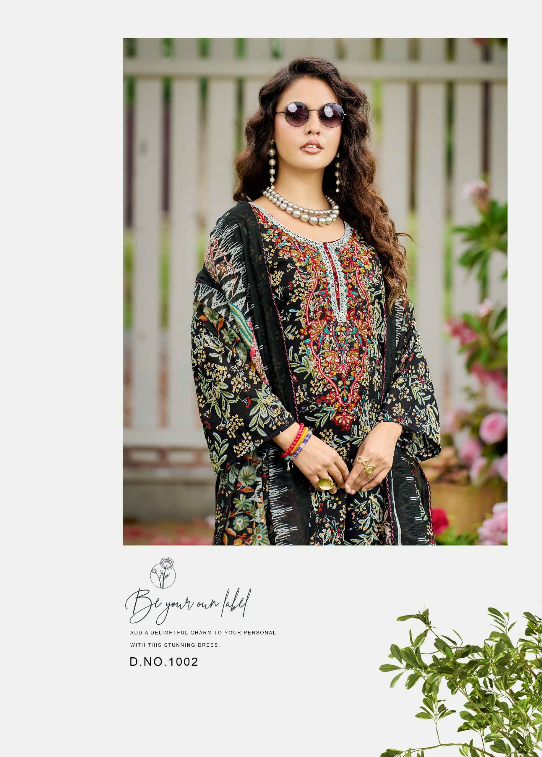 Kavyakala Riwayat Vol 3 Lawn Cotton Dress Material 8 pcs Catalogue