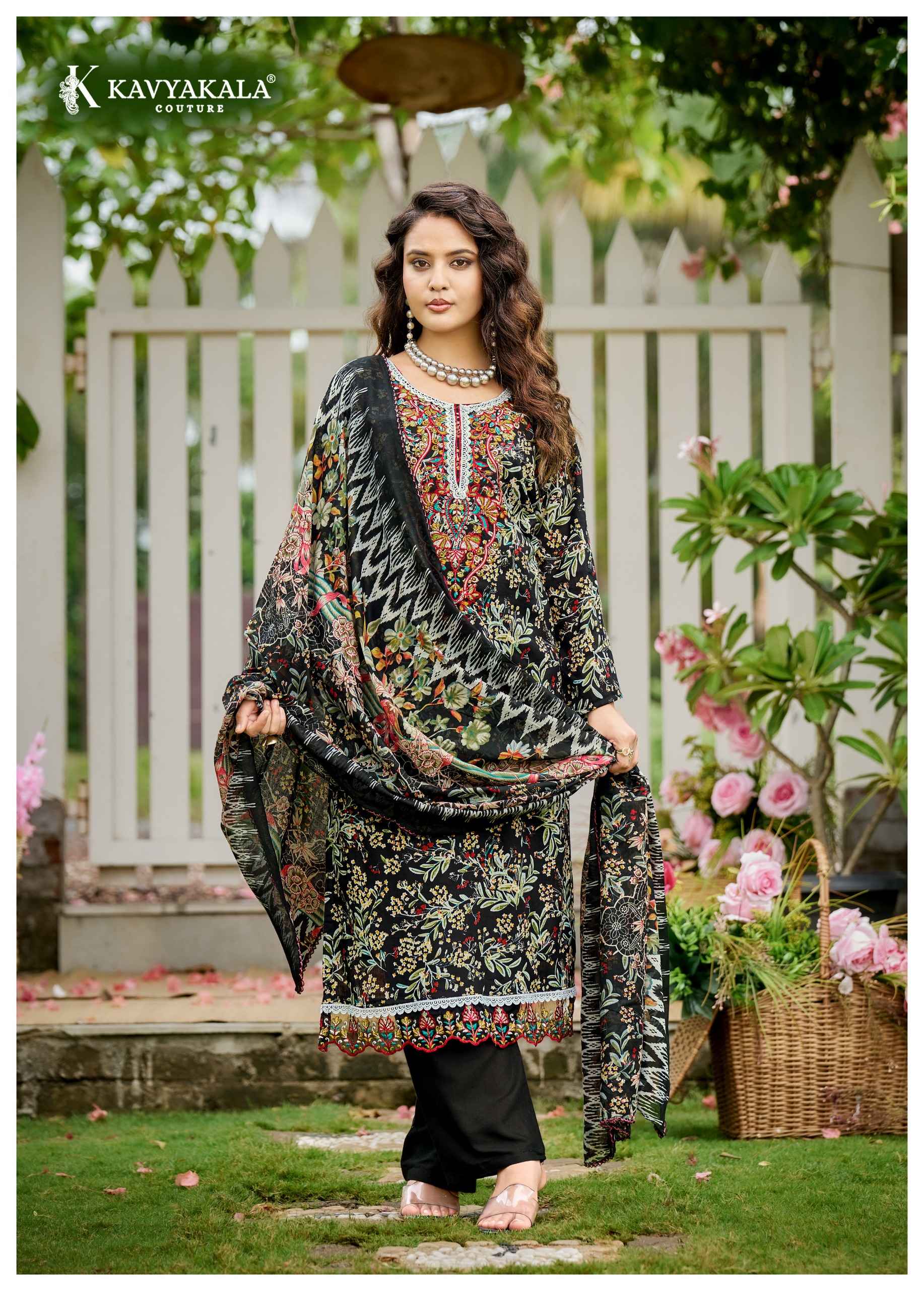 Kavyakala Riwayat Vol 3 Lawn Cotton Dress Material 8 pcs Catalogue