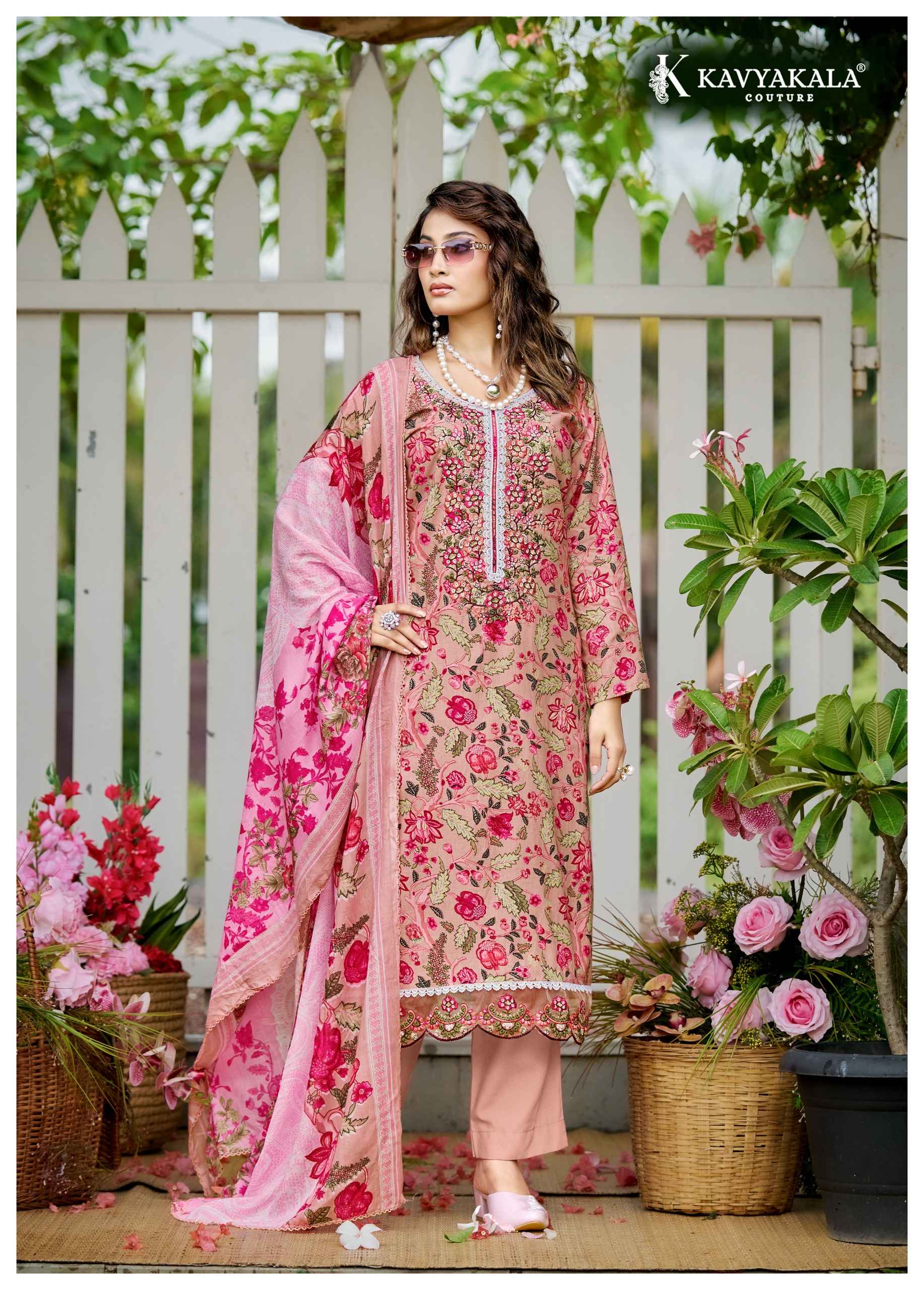 Kavyakala Riwayat Vol 3 Lawn Cotton Dress Material 8 pcs Catalogue