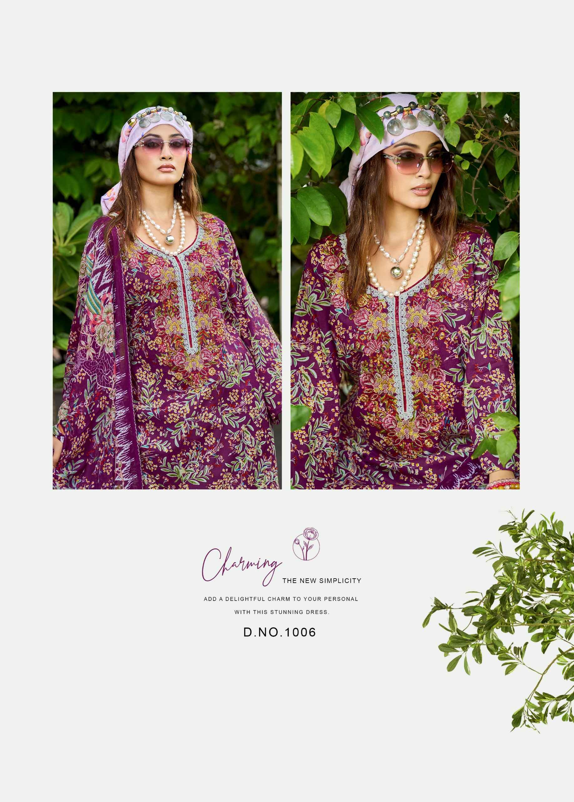 Kavyakala Riwayat Vol 3 Lawn Cotton Dress Material 8 pcs Catalogue