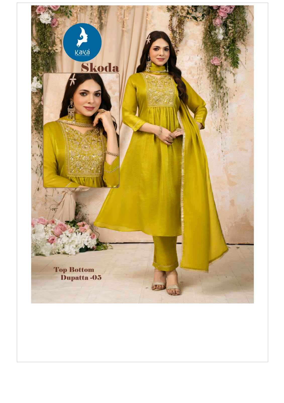 Kaya Skoda Fandy Kurti Combo 5 pcs Catalogue