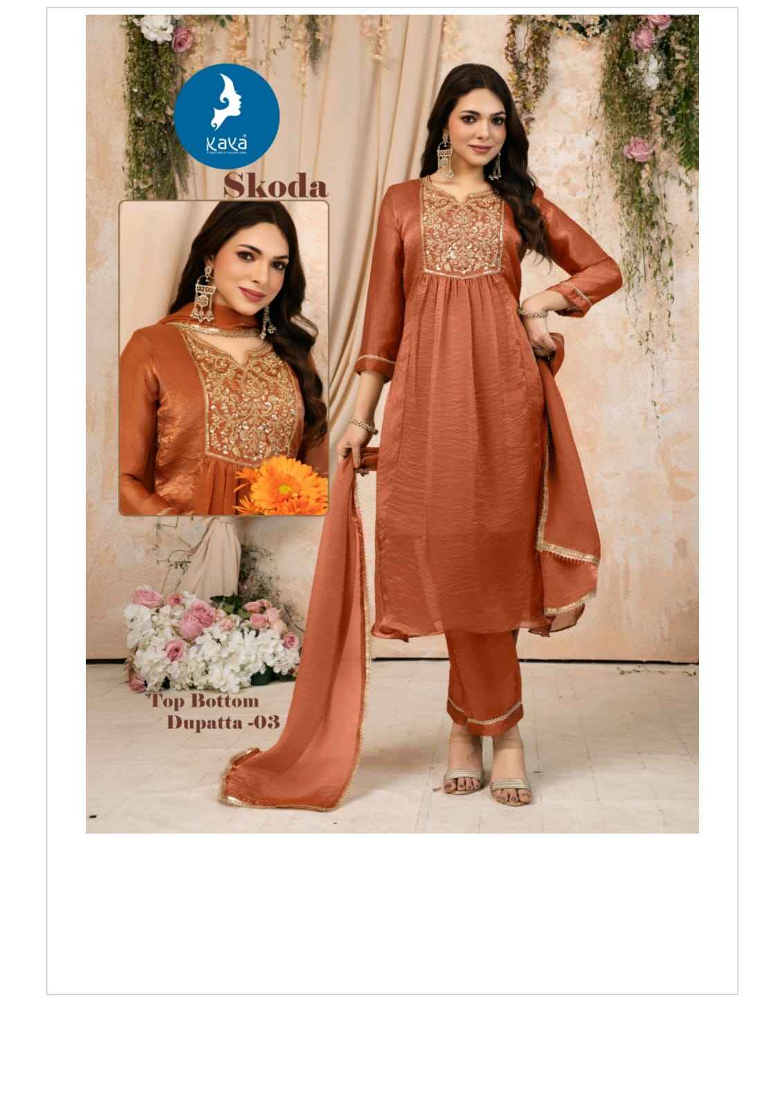 Kaya Skoda Fandy Kurti Combo 5 pcs Catalogue