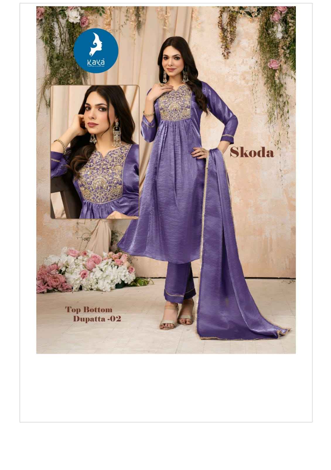 Kaya Skoda Fandy Kurti Combo 5 pcs Catalogue