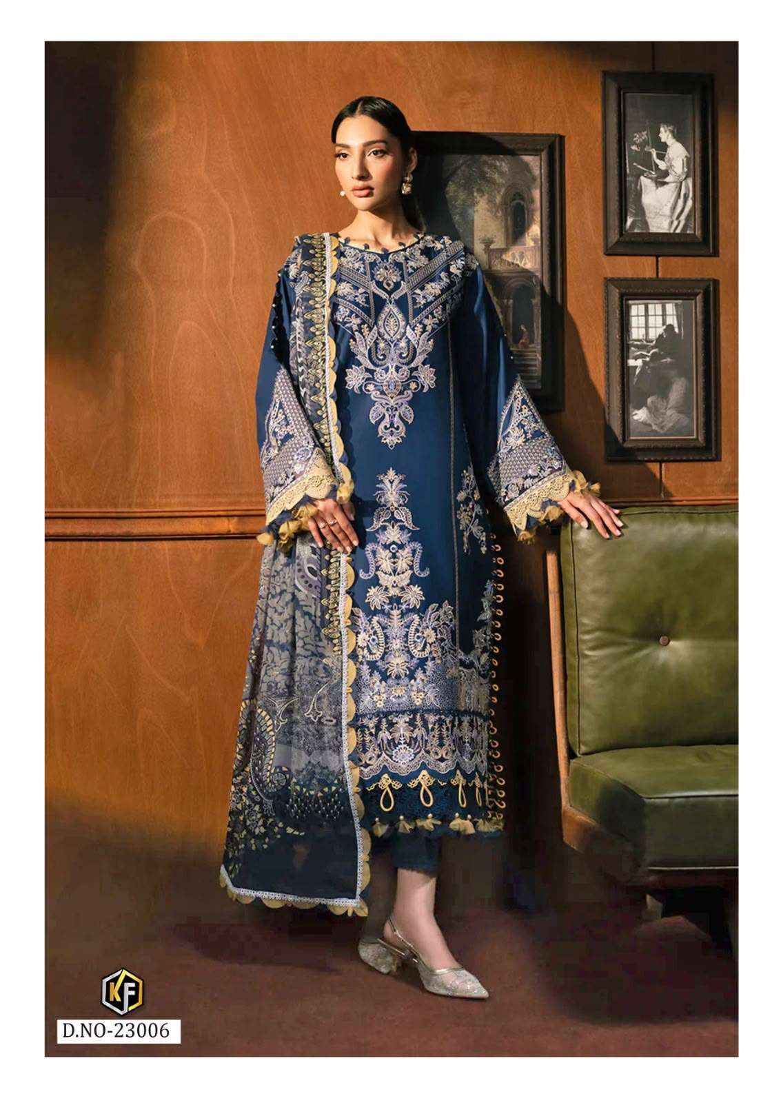 Keval Fab K Kasha Vol 23 Cotton Dress Material 6 pc Cataloge