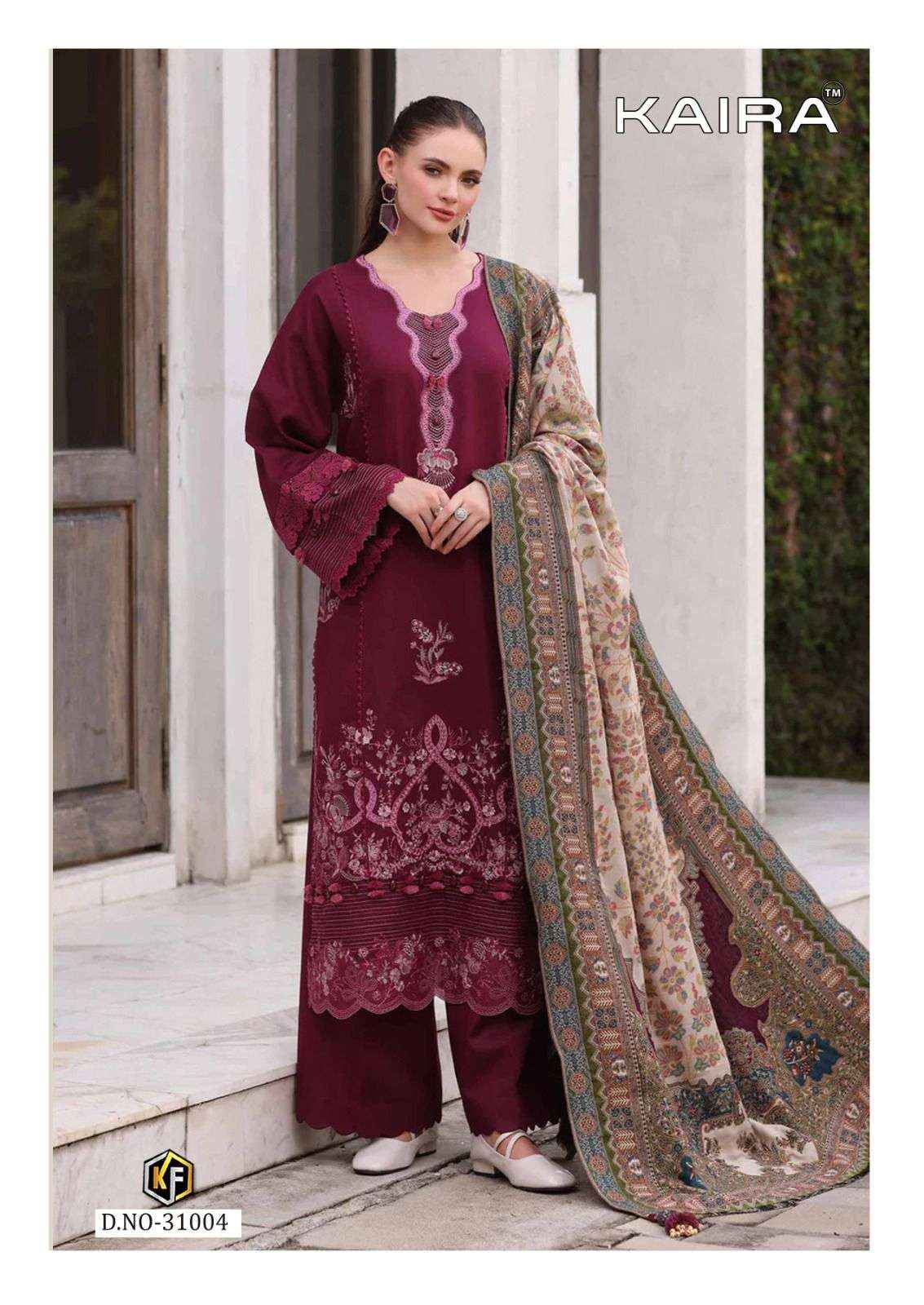 Keval Fab Kaira Vol 31 Readymade Lawn Cotton Dress 6 pcs Catalogue