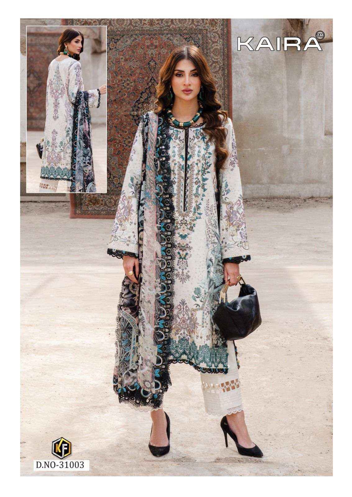 Keval Fab Kaira Vol 31 Readymade Lawn Cotton Dress 6 pcs Catalogue