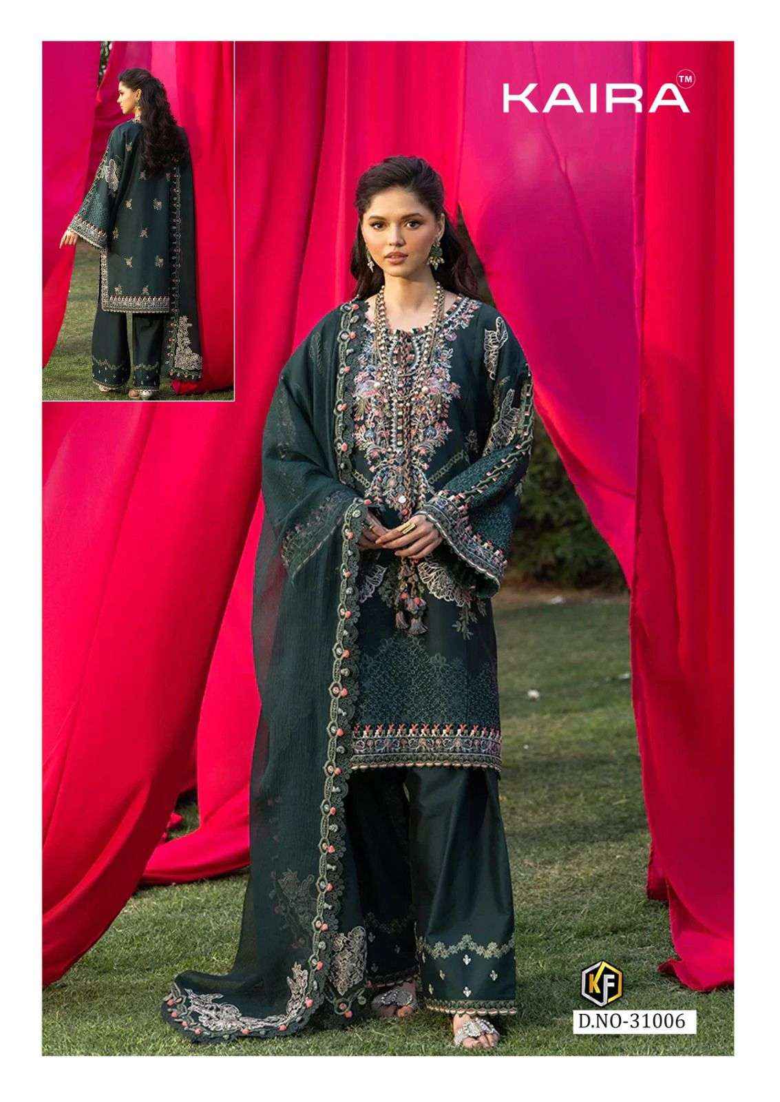 Keval Fab Kaira Vol 31 Readymade Lawn Cotton Dress 6 pcs Catalogue