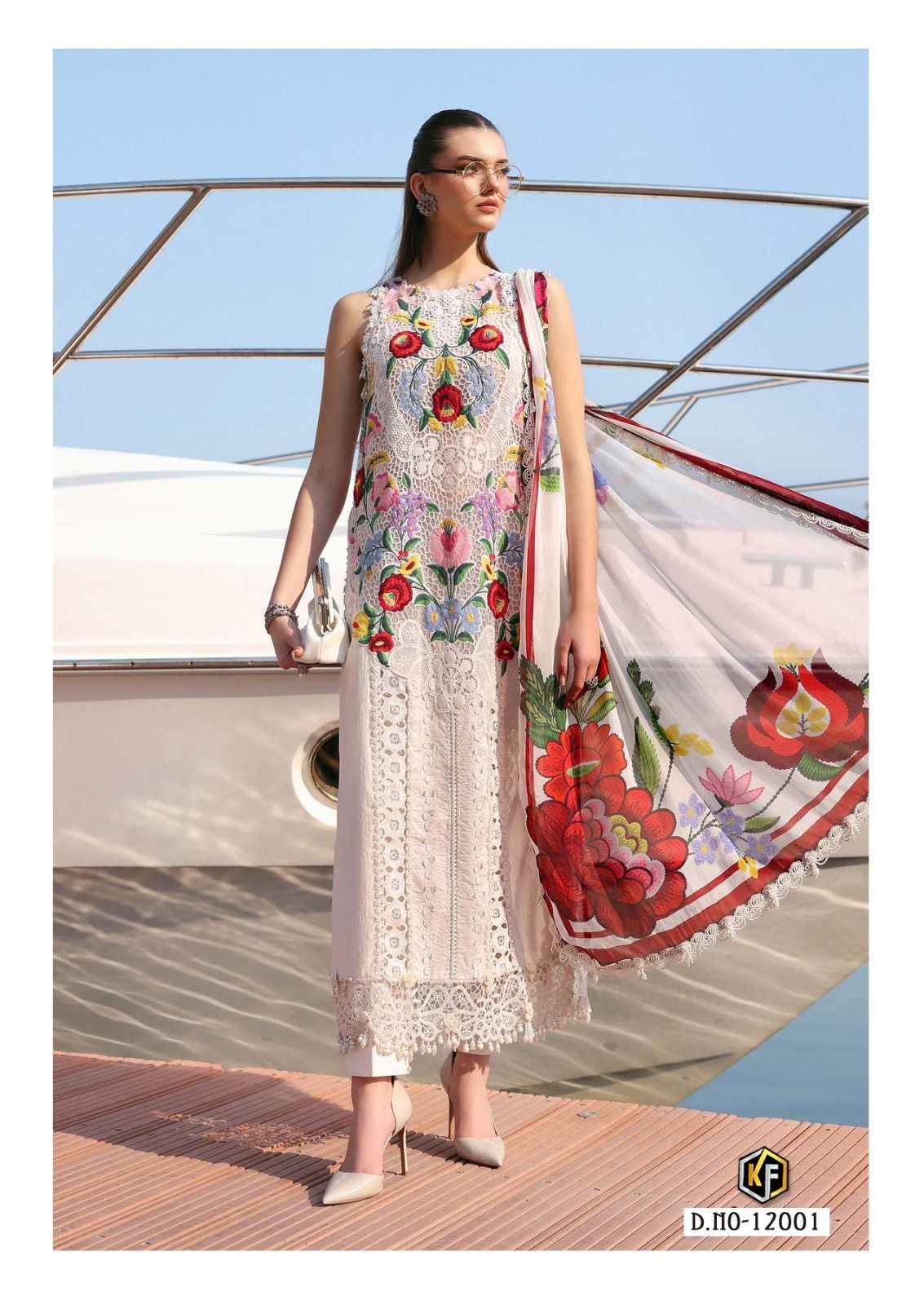 Keval Fab Soha Nazir Luxury Vol 12 Cotton Dress Material 6 pcs Catalogue