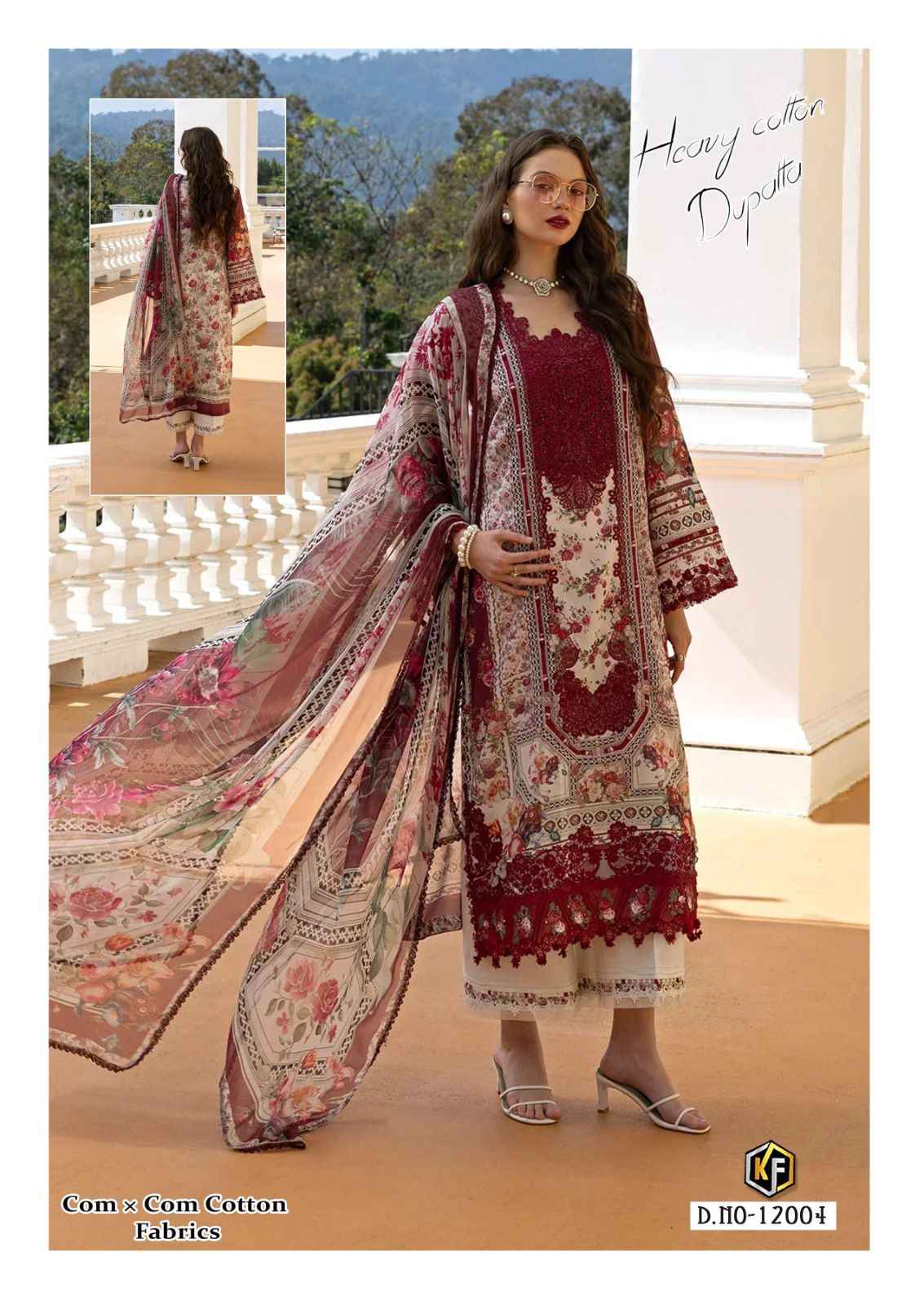 Keval Fab Soha Nazir Luxury Vol 12 Cotton Dress Material 6 pcs Catalogue