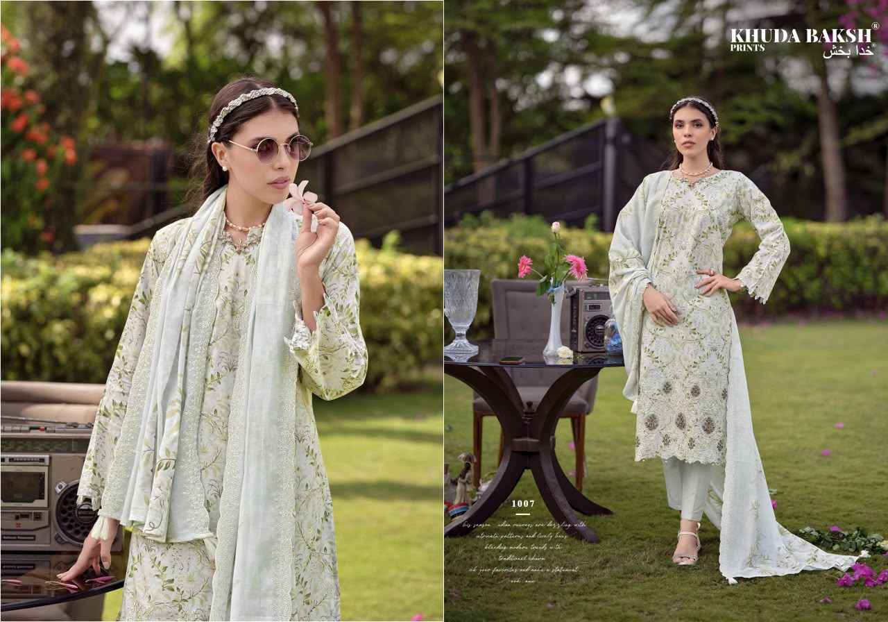 Khuda Baksh Prints Dastaan E Jashan Vol 3 Lawn Dress Material 8 pcs Cataloge