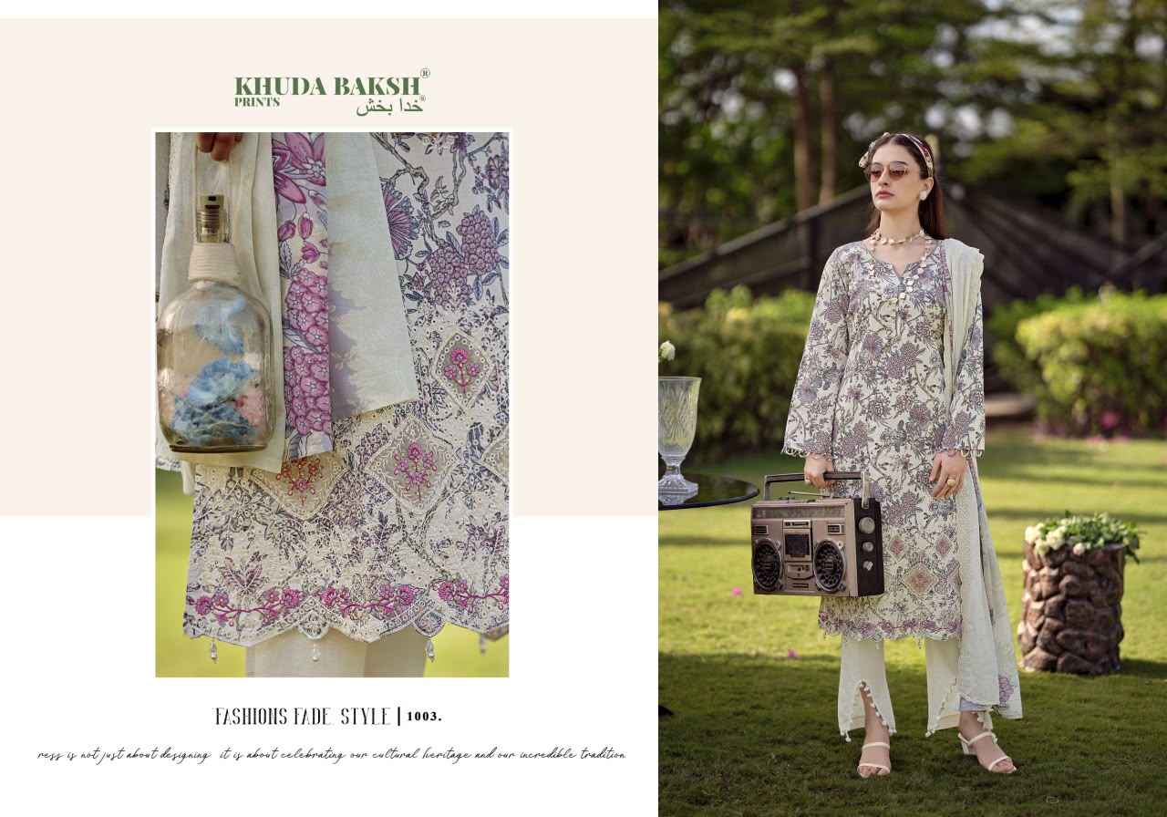 Khuda Baksh Prints Dastaan E Jashan Vol 3 Lawn Dress Material 8 pcs Cataloge