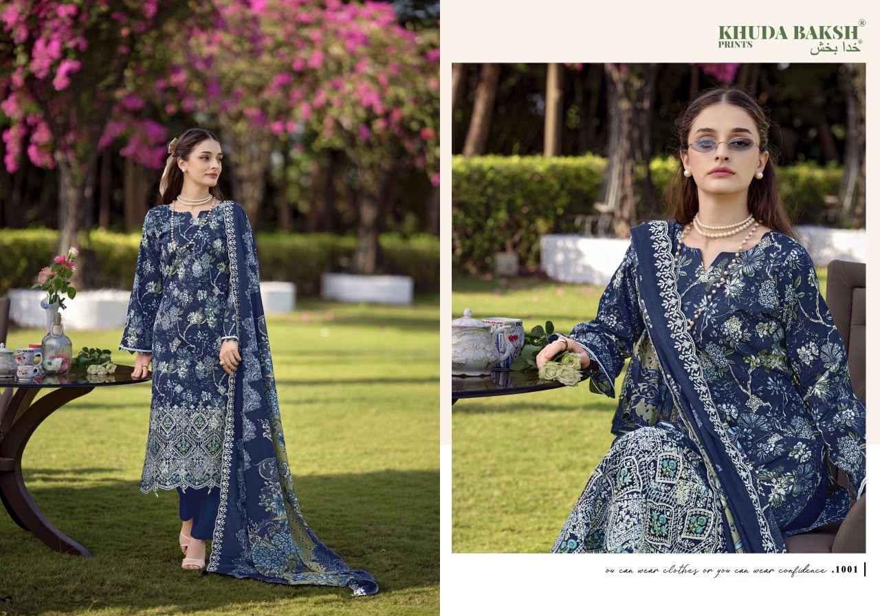 Khuda Baksh Prints Dastaan E Jashan Vol 3 Lawn Dress Material 8 pcs Cataloge