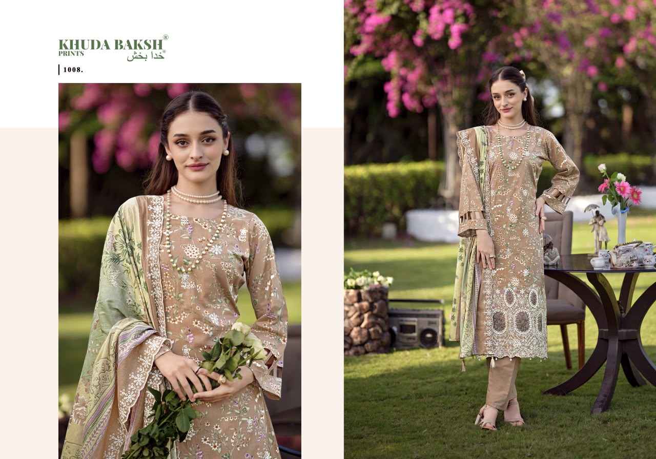 Khuda Baksh Prints Dastaan E Jashan Vol 3 Lawn Dress Material 8 pcs Cataloge