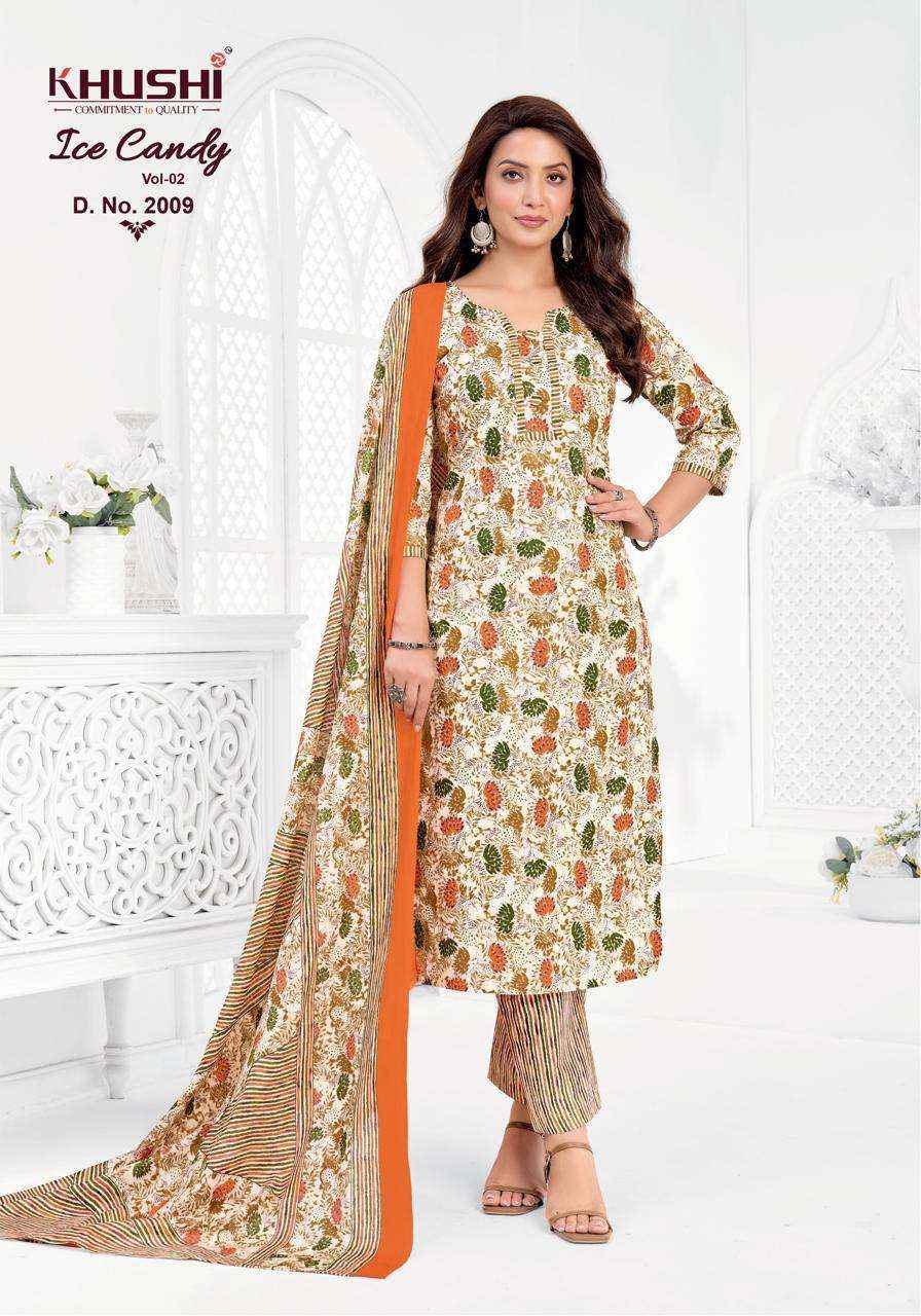 Khushi Ice Candy Vol 2 Readymade Cotton Dress 12 pcs Catalogue