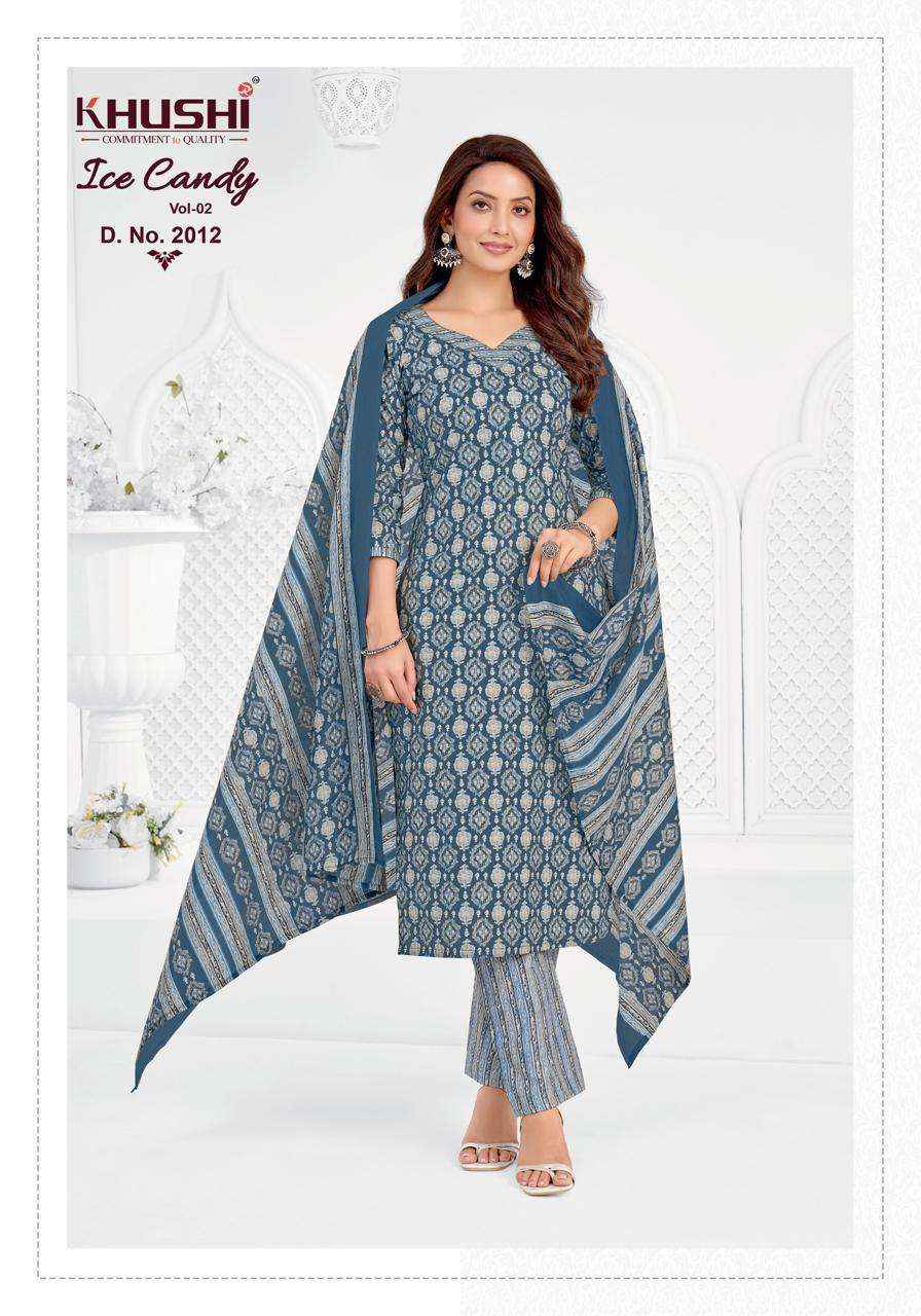 Khushi Ice Candy Vol 2 Readymade Cotton Dress 12 pcs Catalogue