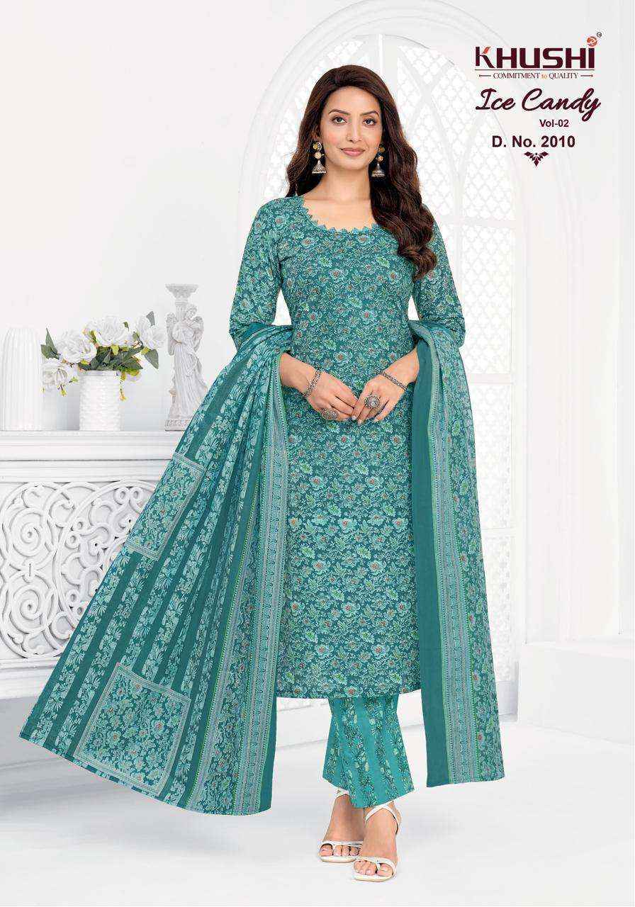 Khushi Ice Candy Vol 2 Readymade Cotton Dress 12 pcs Catalogue