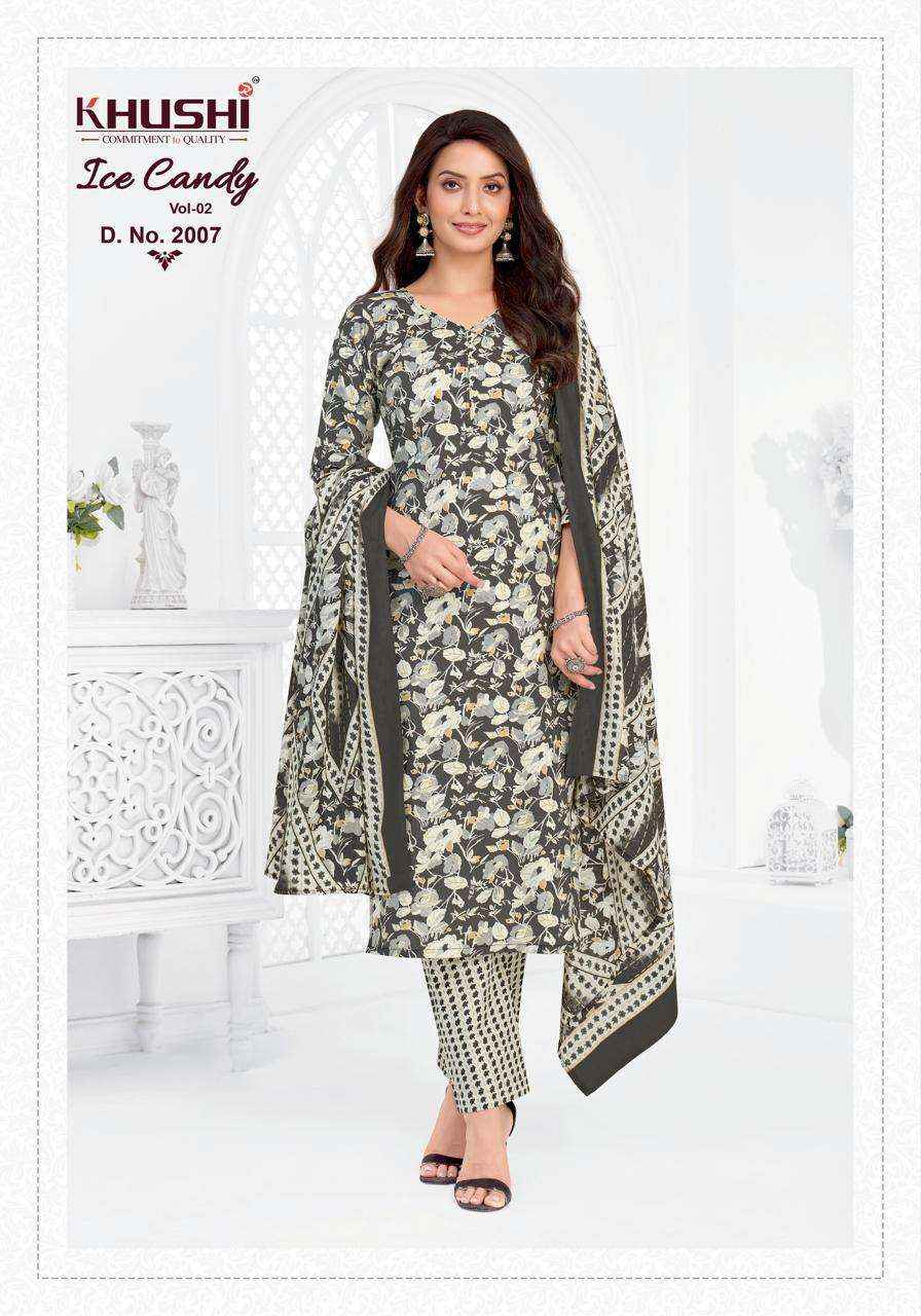 Khushi Ice Candy Vol 2 Readymade Cotton Dress 12 pcs Catalogue