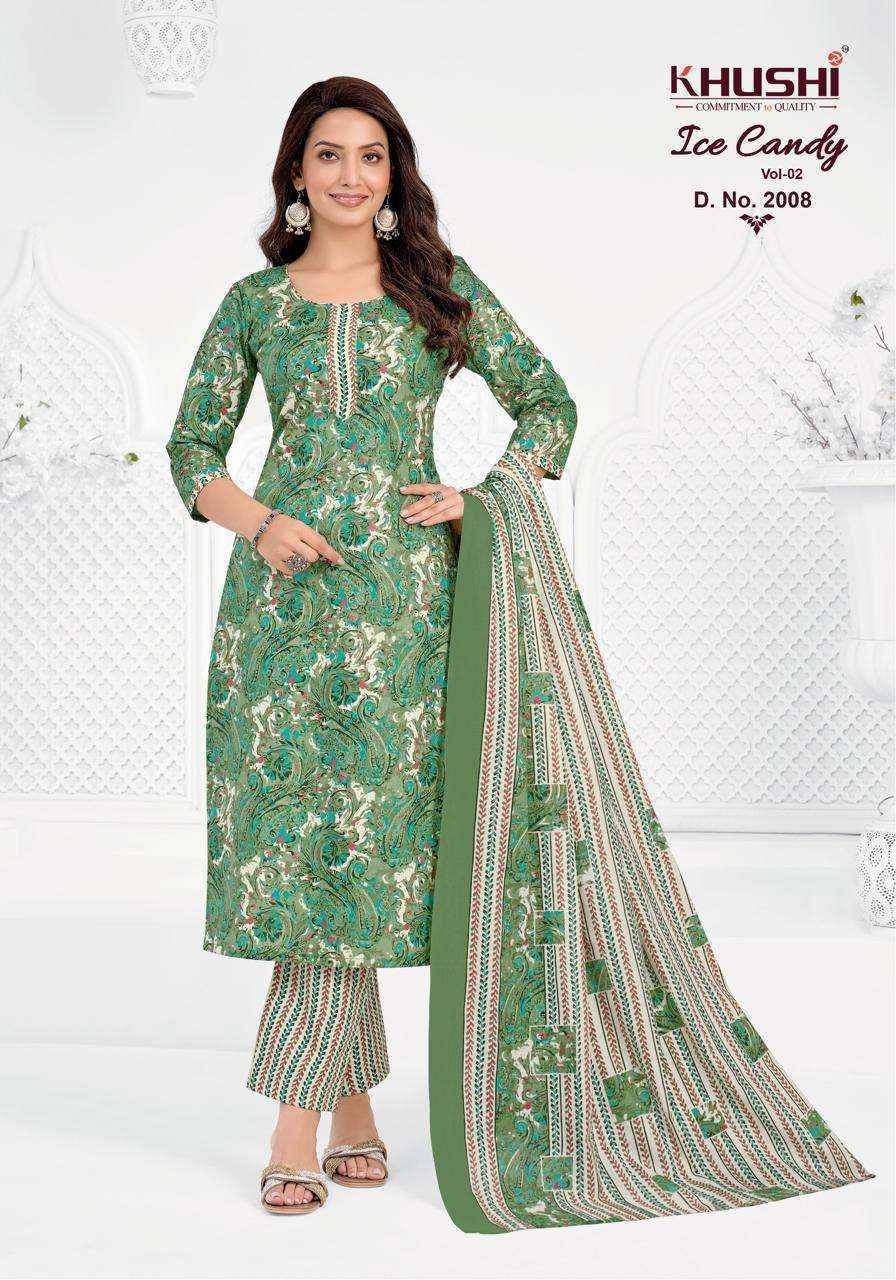 Khushi Ice Candy Vol 2 Readymade Cotton Dress 12 pcs Catalogue
