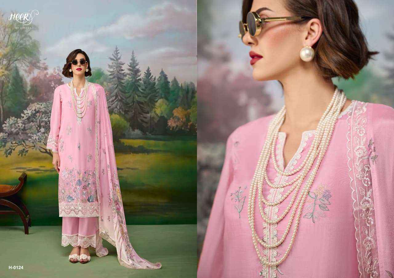 Kimora Heer Jaani Muslin Dress Material 6 pcs Catalogue