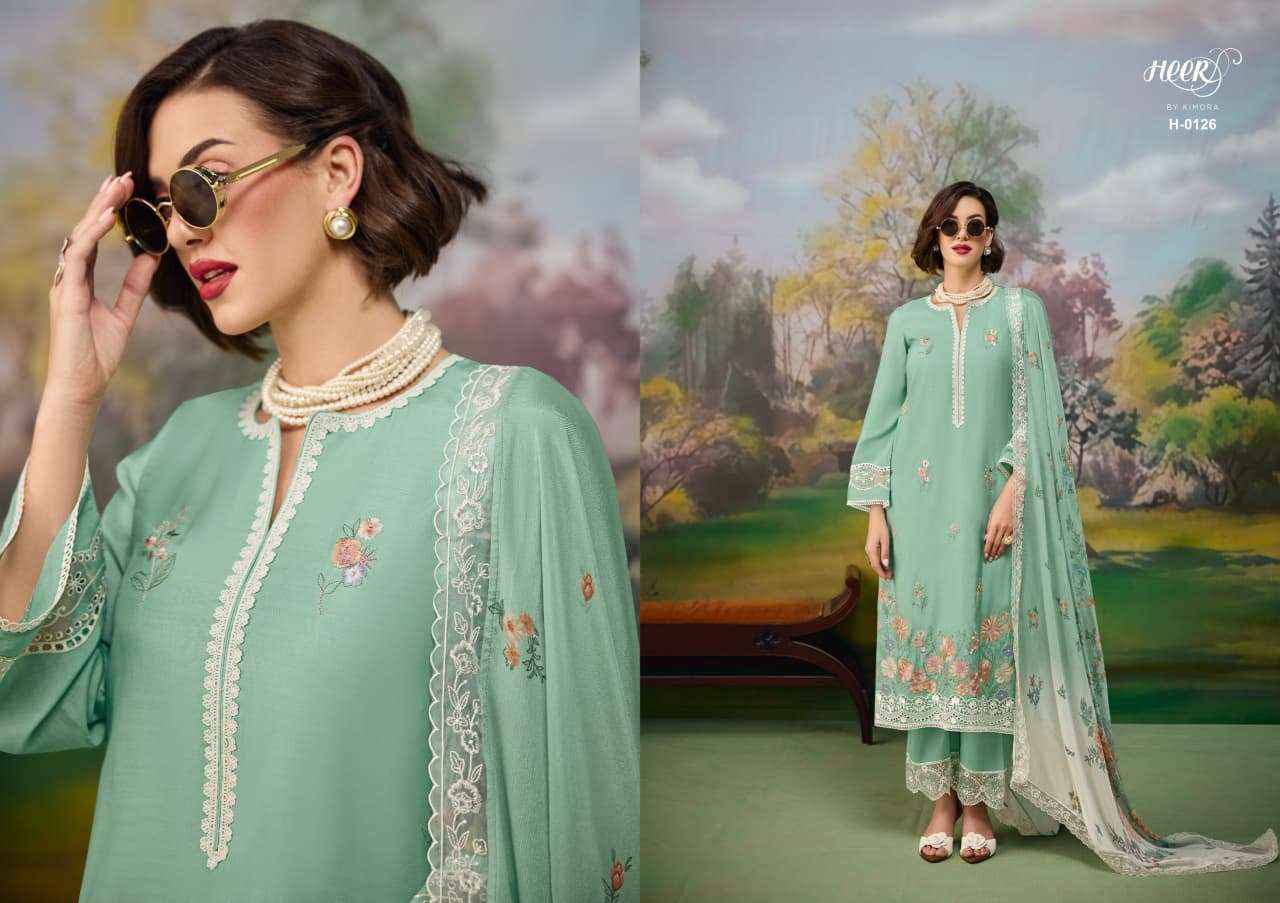 Kimora Heer Jaani Muslin Dress Material 6 pcs Catalogue
