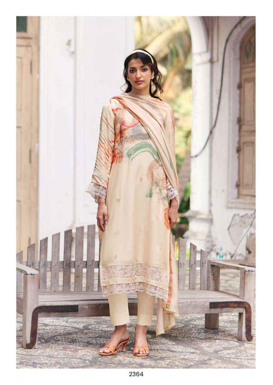 Kimora Ronaq Lawn Cotton Dress Material 4 pcs Catalogue