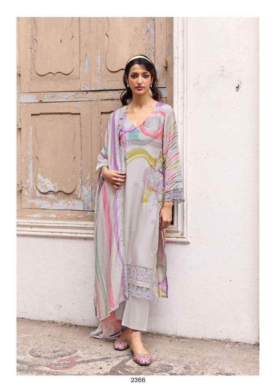 Kimora Ronaq Lawn Cotton Dress Material 4 pcs Catalogue