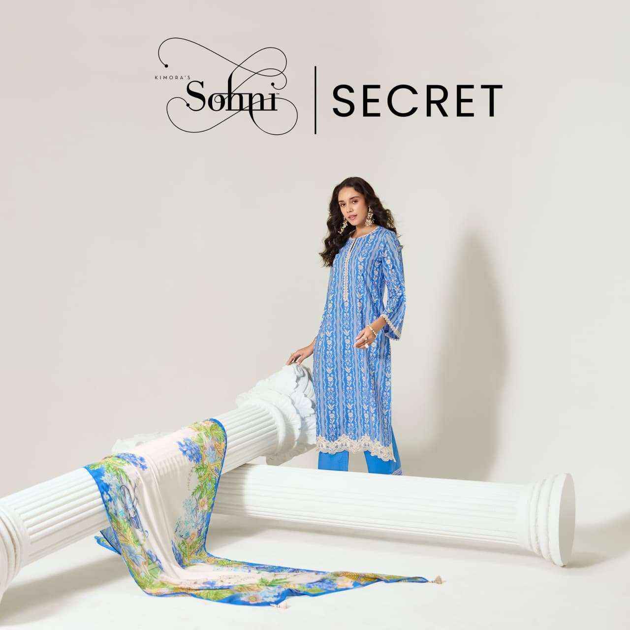 Kimora Sohani Secret Muslin Dress Material 4 pcs Catalogue