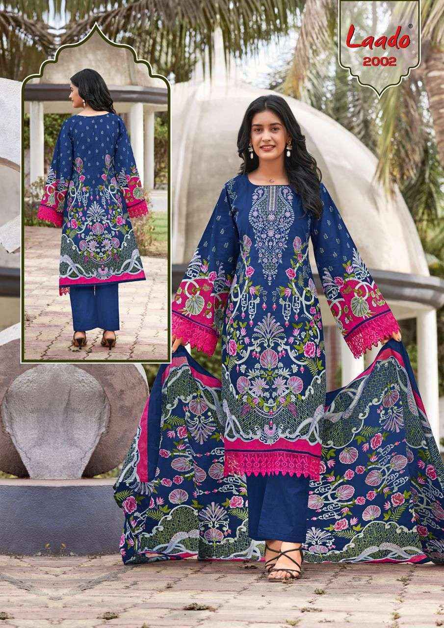 Laado Innayat Vol 2 Cotton Dress Material 8 Pc Catalog