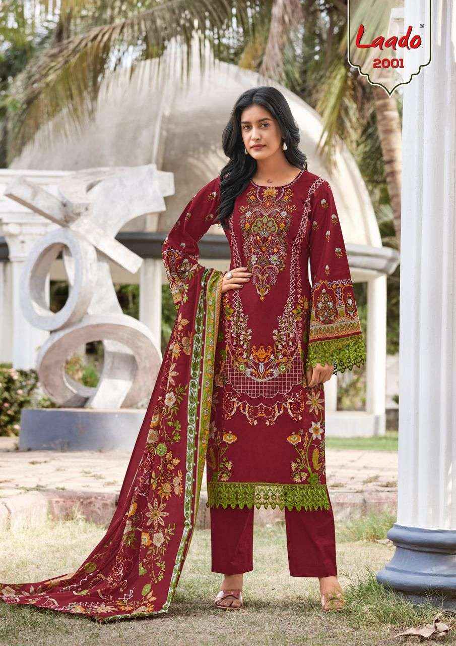 Laado Innayat Vol 2 Cotton Dress Material 8 Pc Catalog