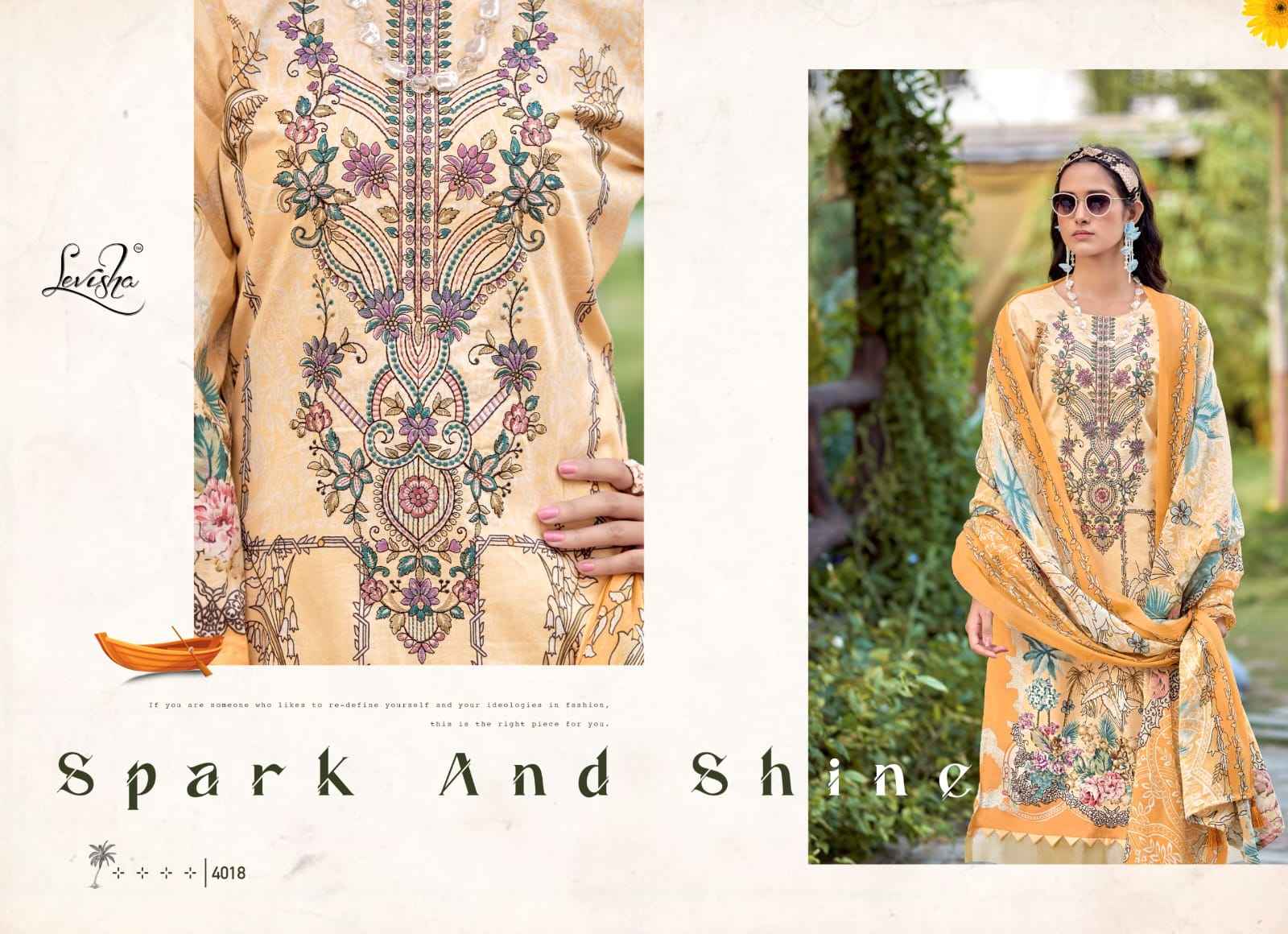 Levisha Muskan Vol 4 Cotton Dress Material 8 pcs Catalogue